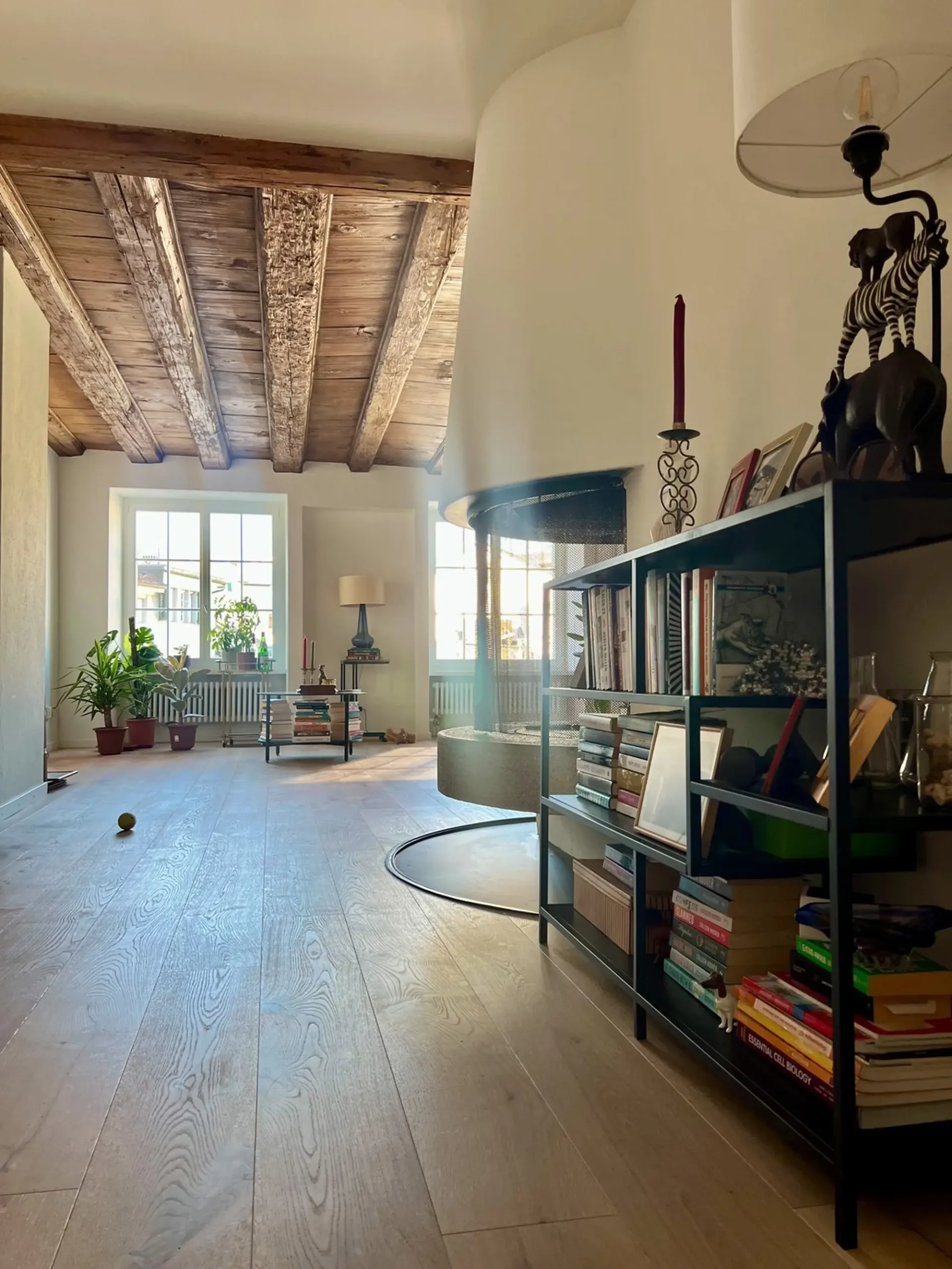 Zurich, Münsterhof - chambre dans un grand appartement lumineux avec vue imprenable, ascenseur et cheminée