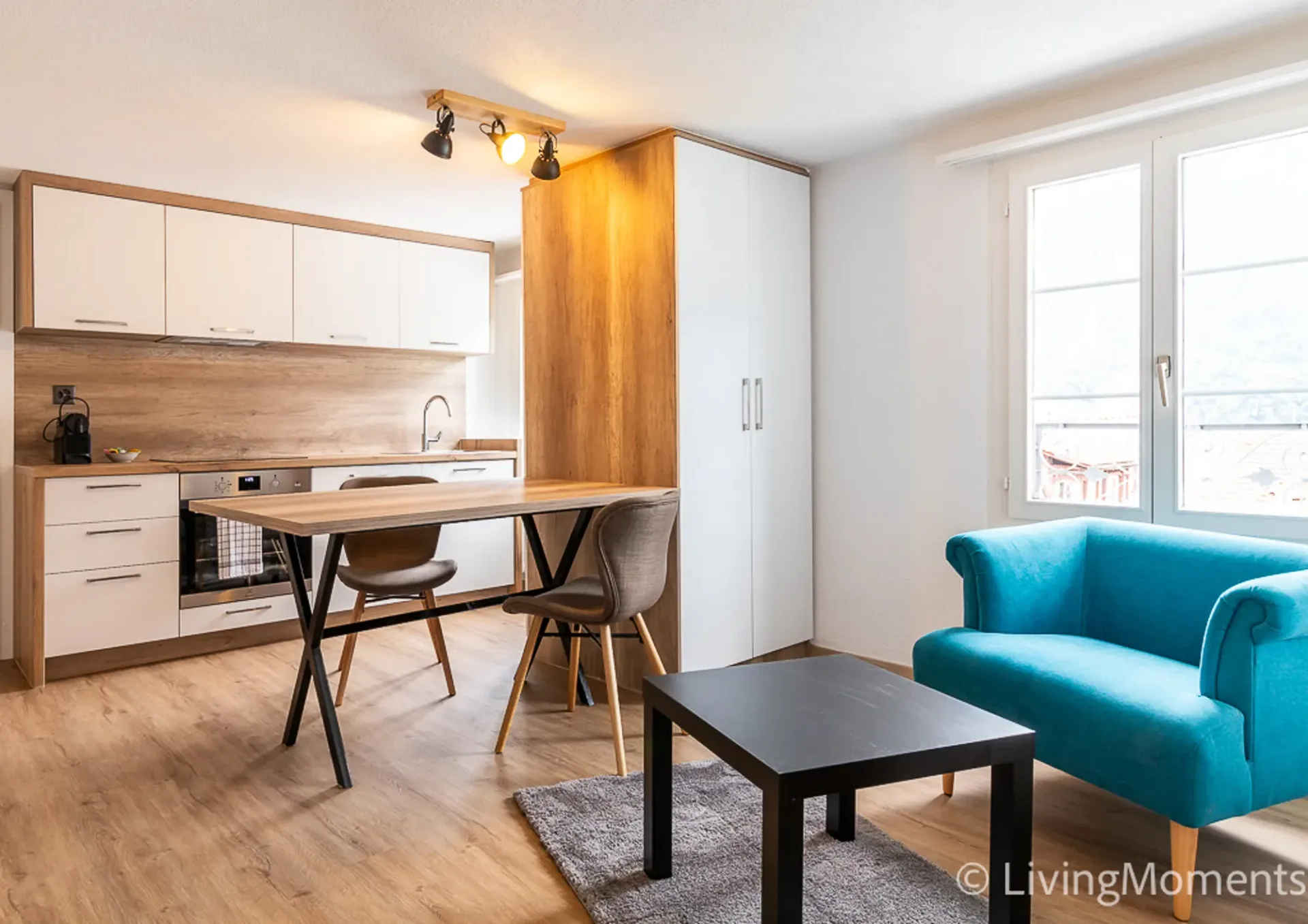 Modern 1.5-room apartment (furnished)
