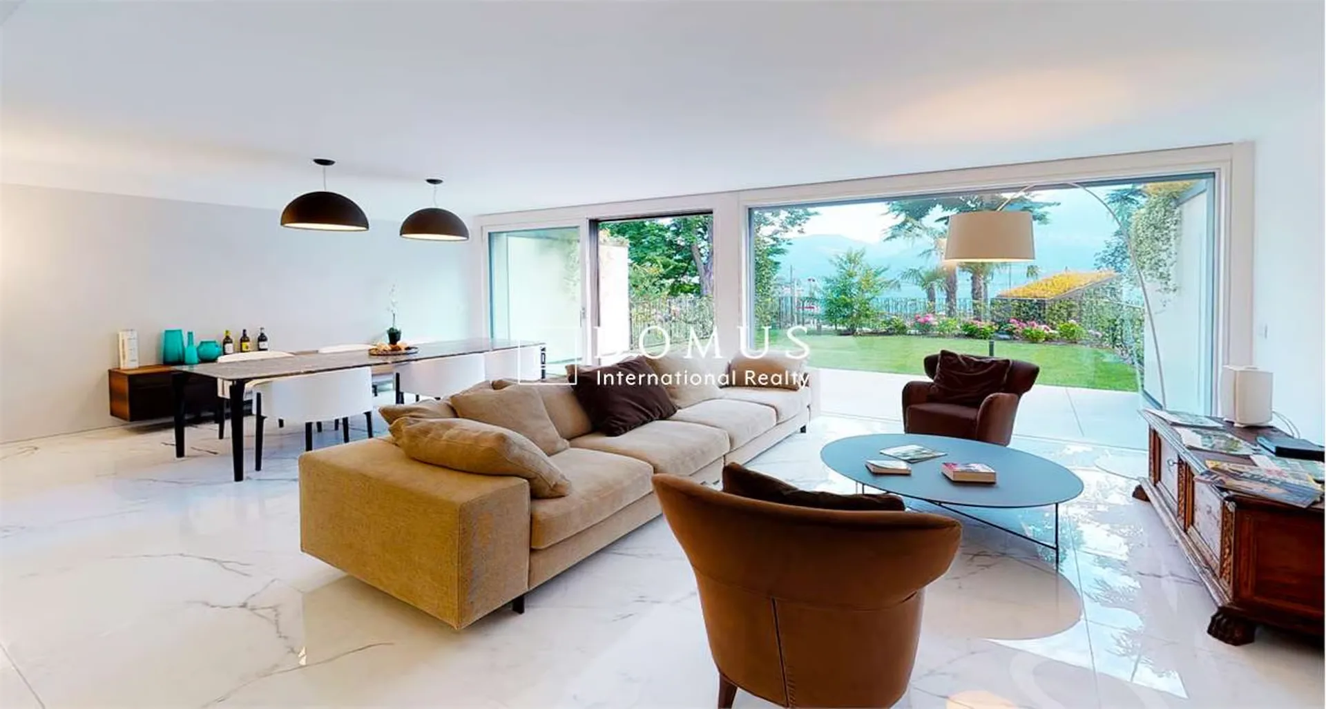 Rif. 2664 Lugano geräumige Doppelhaushälfte mit Panoramaterrassen