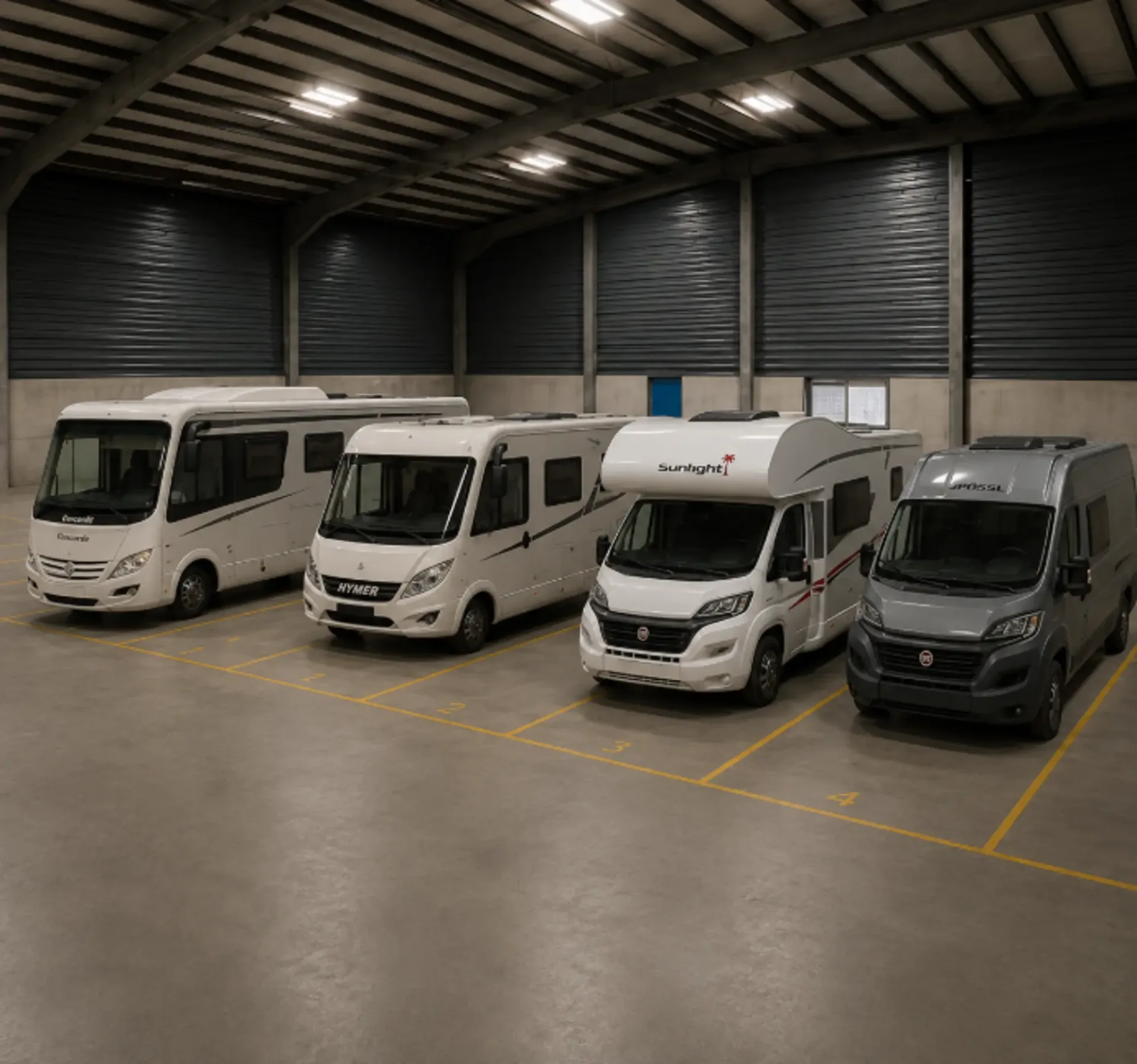 Posto auto per roulotte e camper