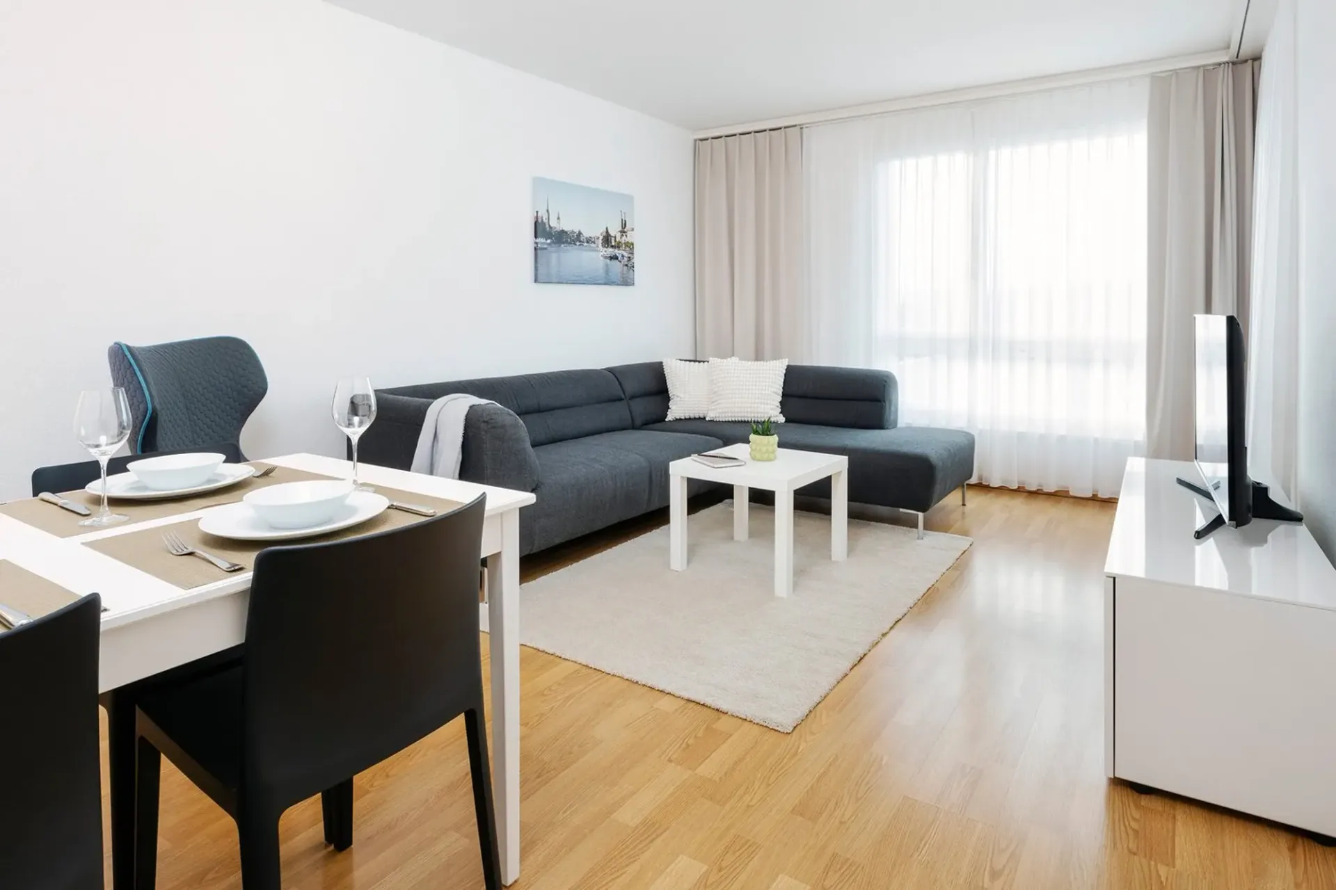 3-Zimmer Apartment mit Balkon möbiliert in Brüttisellen - kinderfreundlich