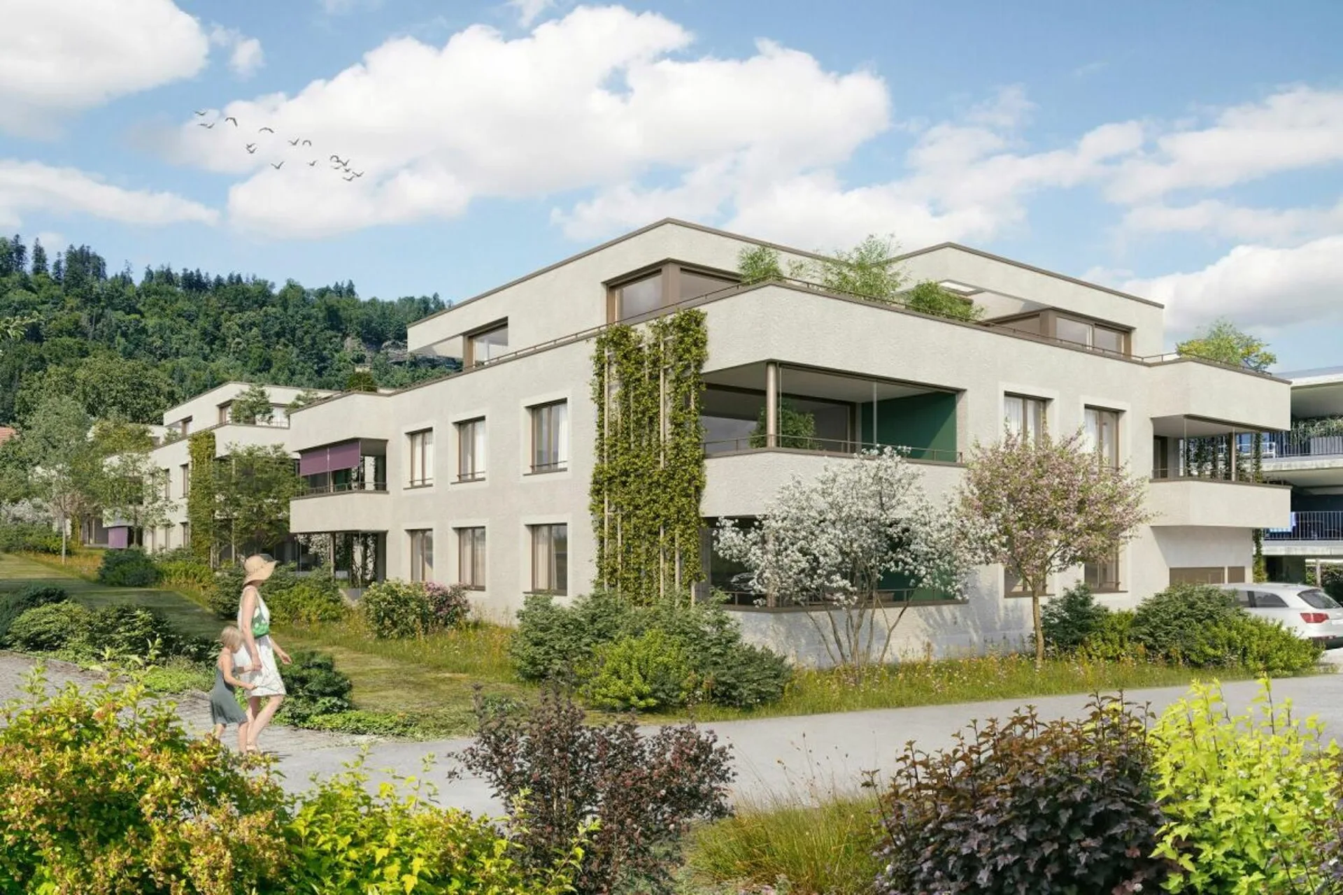 3.5 Zimmer Erdgeschoss-Wohnung C 0.3