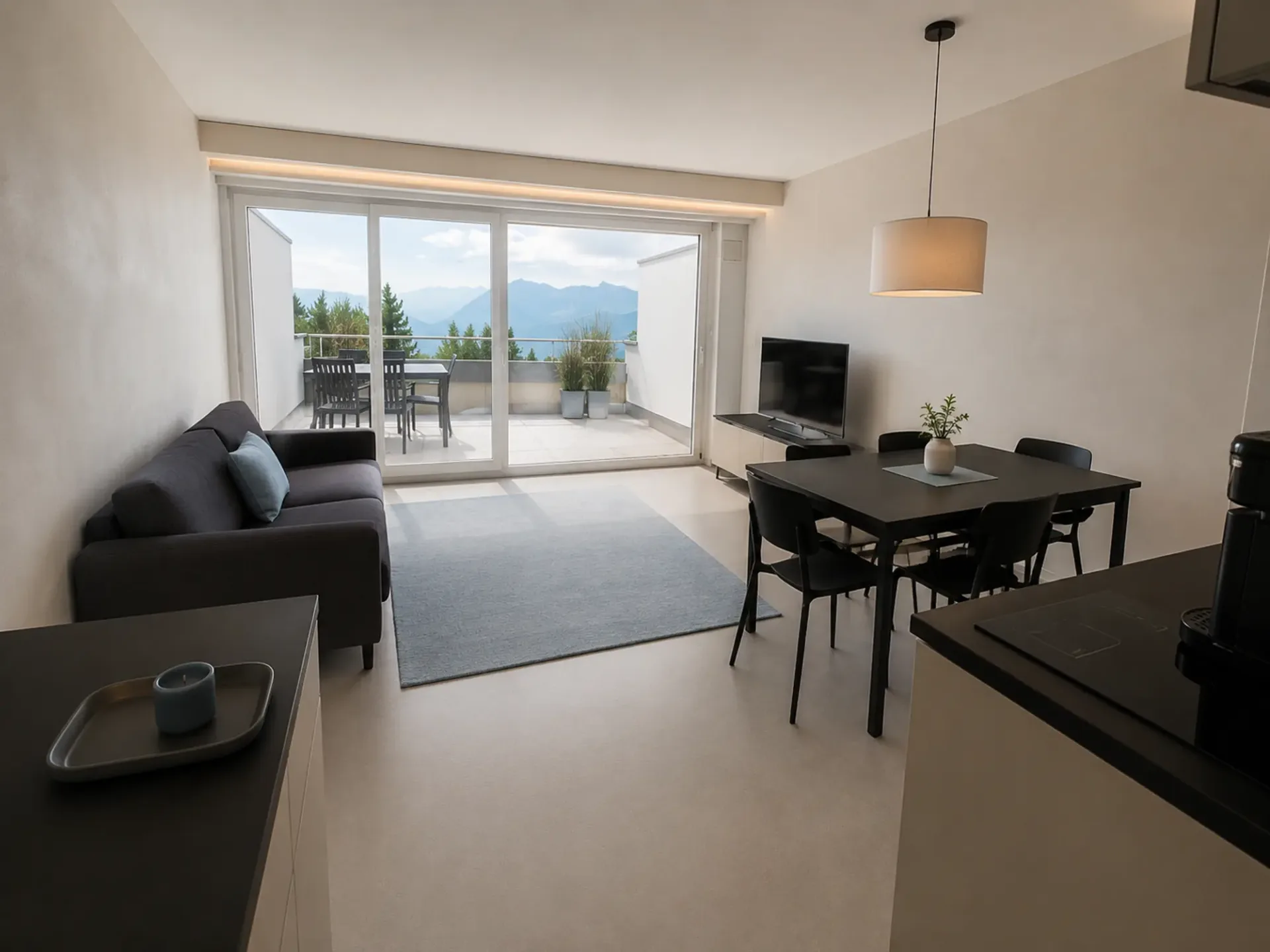 Moderne 4.5-Zimmer-Duplex-Wohnung mit Bergblick in Rigi Kaltbad
