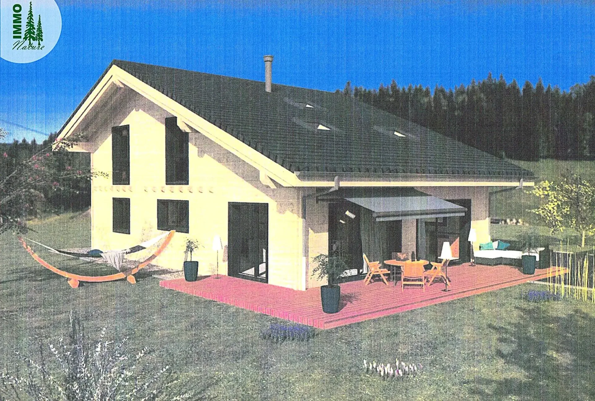 Dès 2025, à vendre six maisons/chalets au confort moderne, 3 modèles ou selon vos plans
