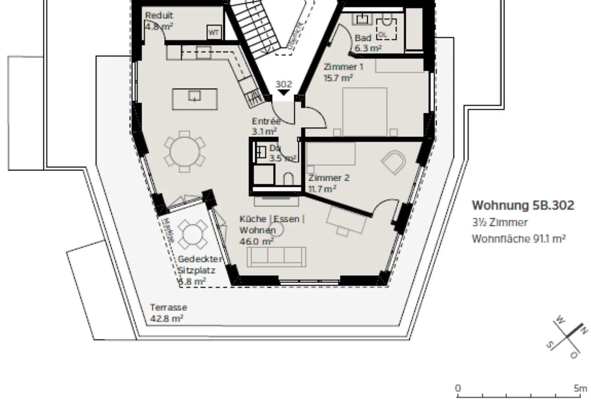 Neubau-Attikawohnung