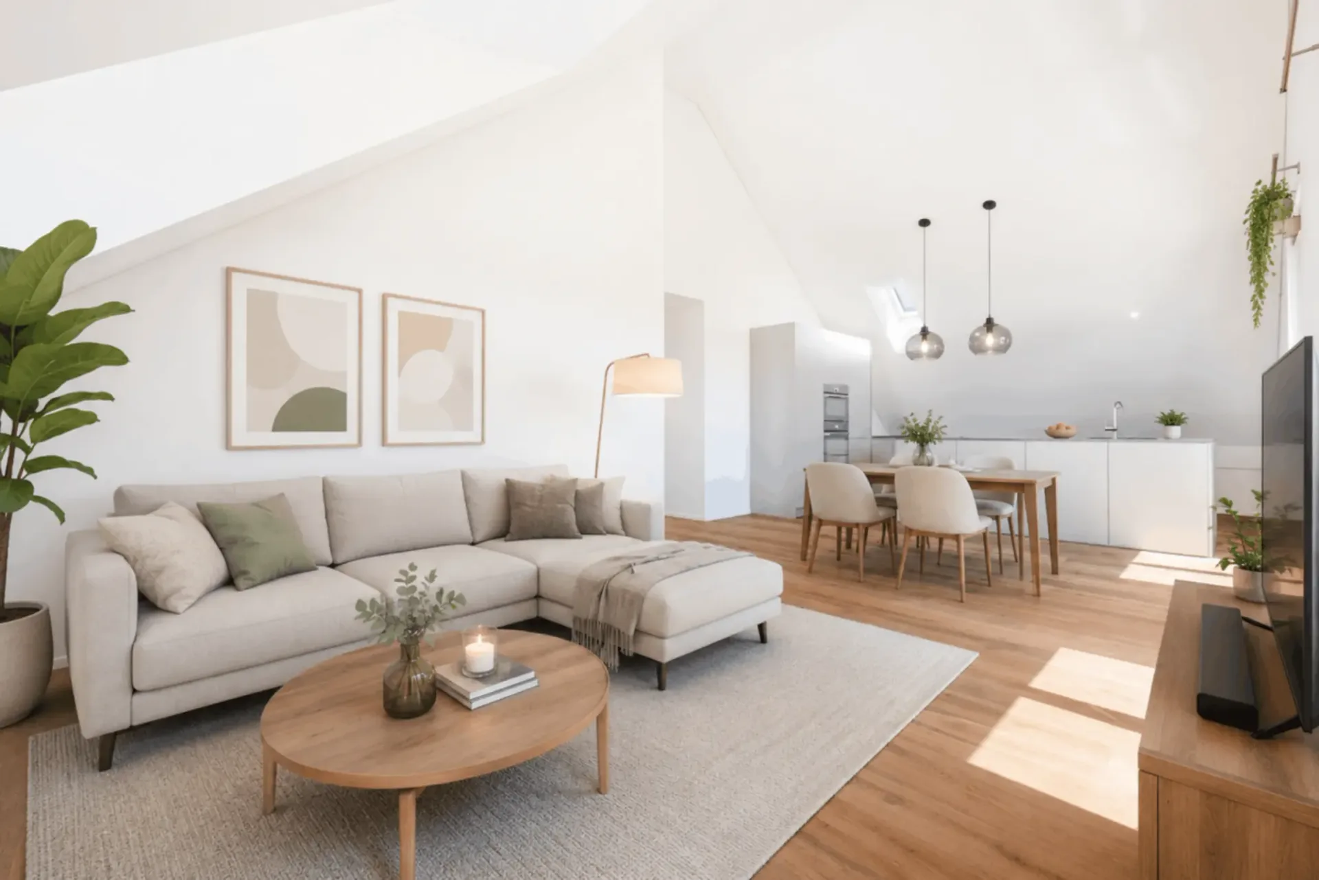 Dachterrasse, Weitsicht und Wohnkomfort: Ihre neue 2.5-Zimmer Traumwohnung mit Blick ins Grüne