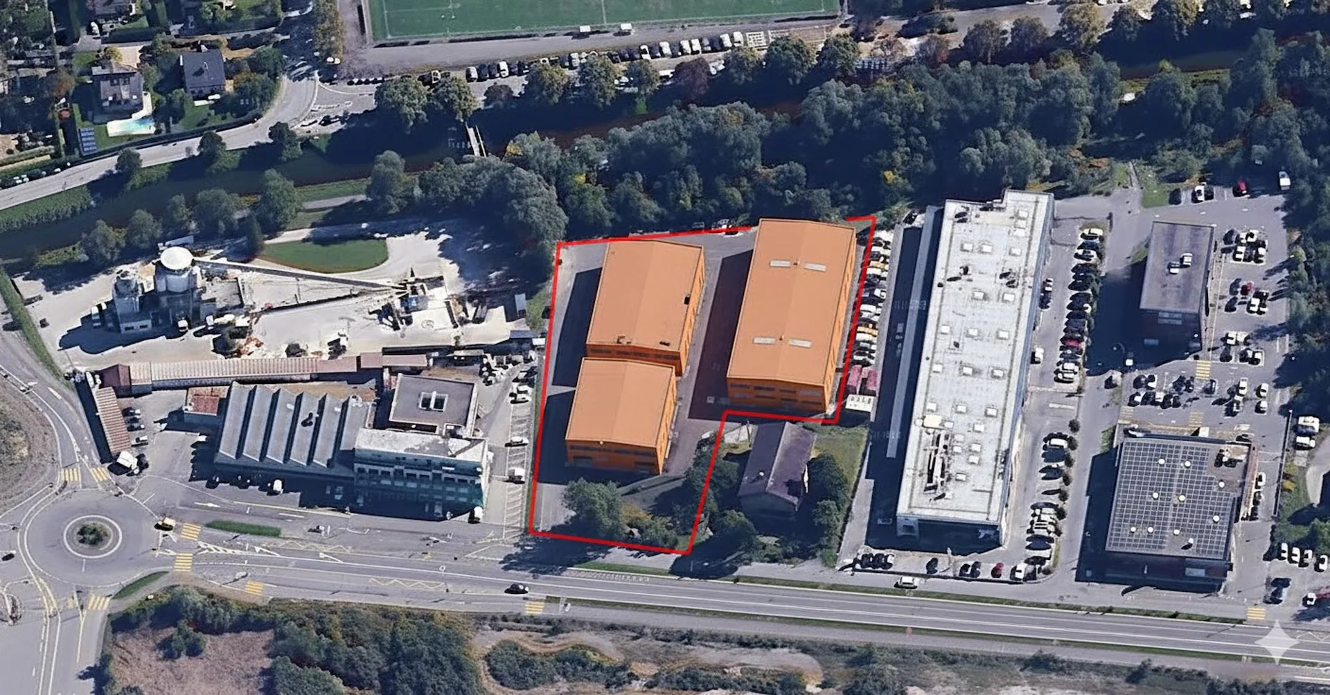 Verkauf von modernen, teilbaren Industrieflächen in Noville ab 1.000 m²