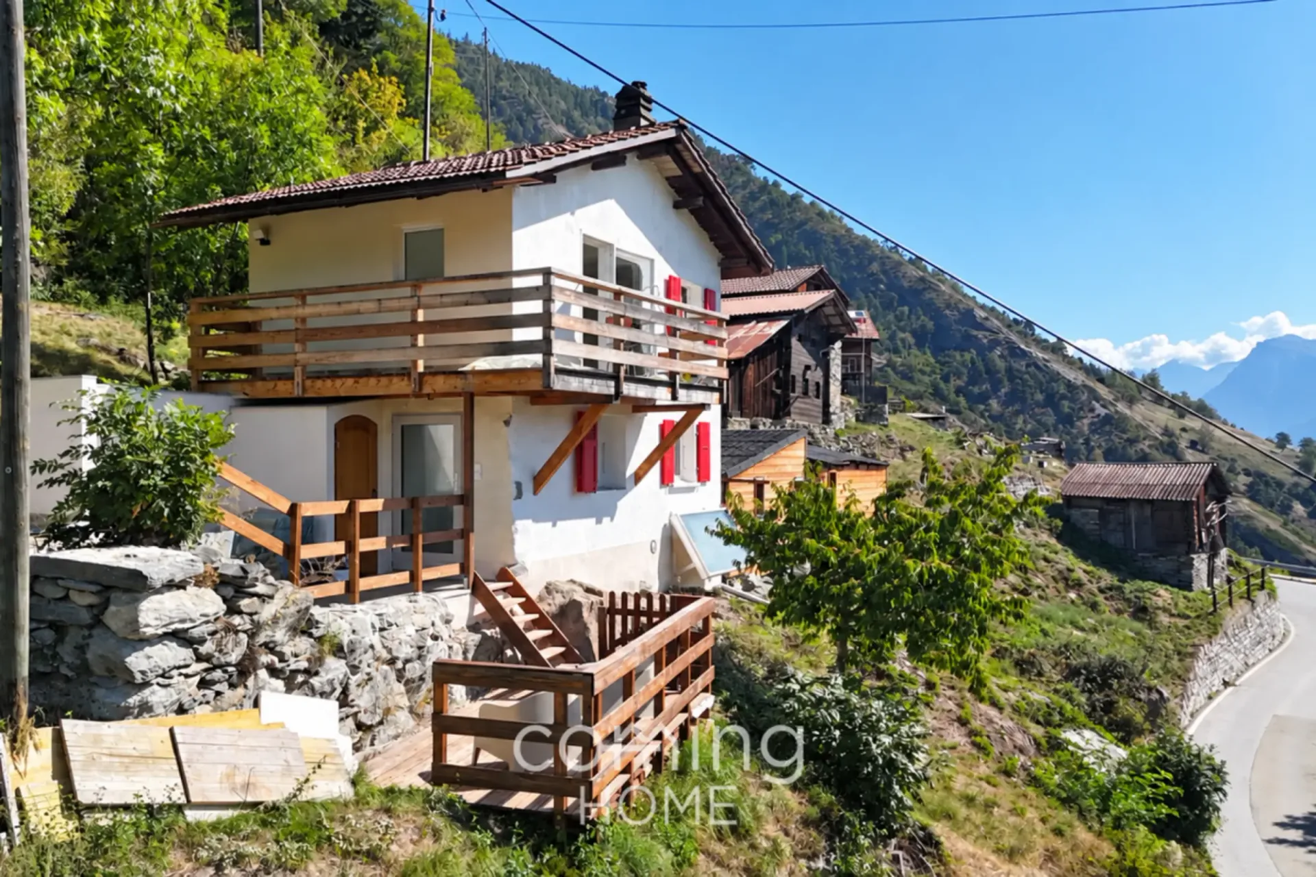 Charmantes Tiny-House in Hohtenn mit sonniger Terrasse und Bergsicht