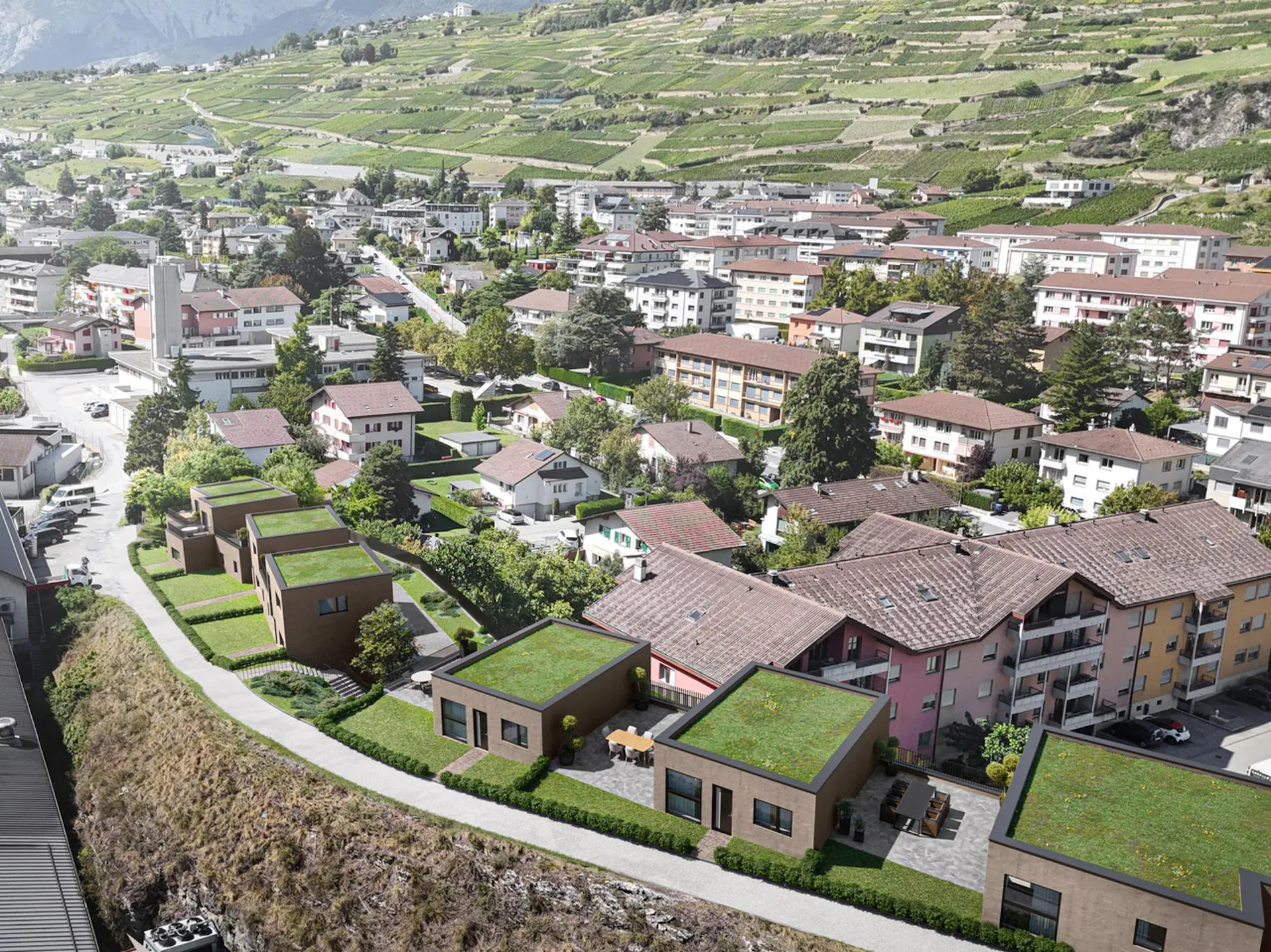 Démarrage imminent 6 villas à Sion