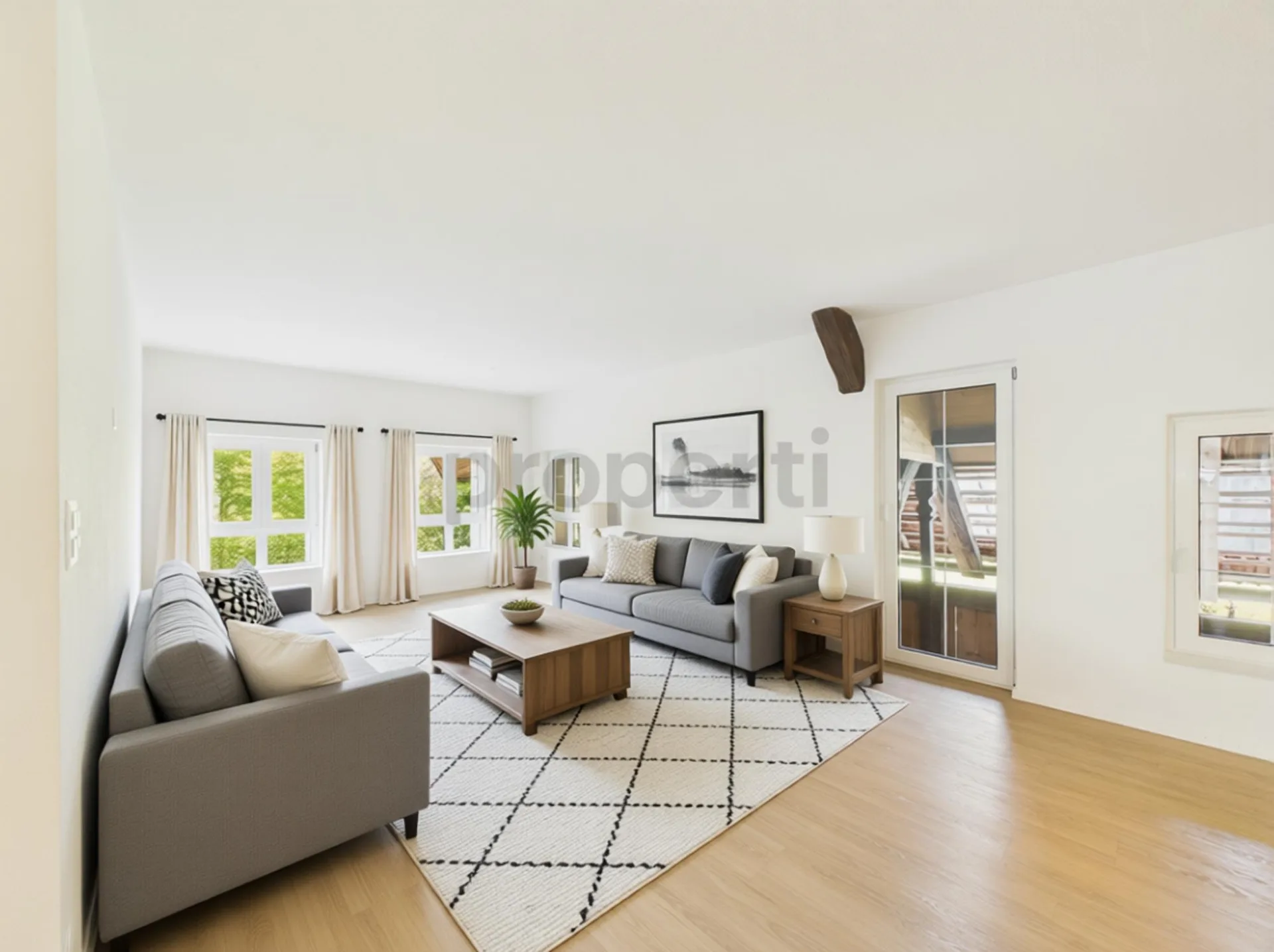 Stylish 5.5-room apartment with balcony in Geristein, Bolligen