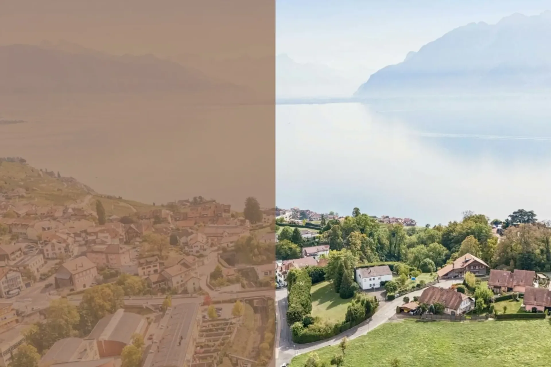Zwei grosszügige Baulandparzellen mit eindrucksvollem Blick über den Genfersee