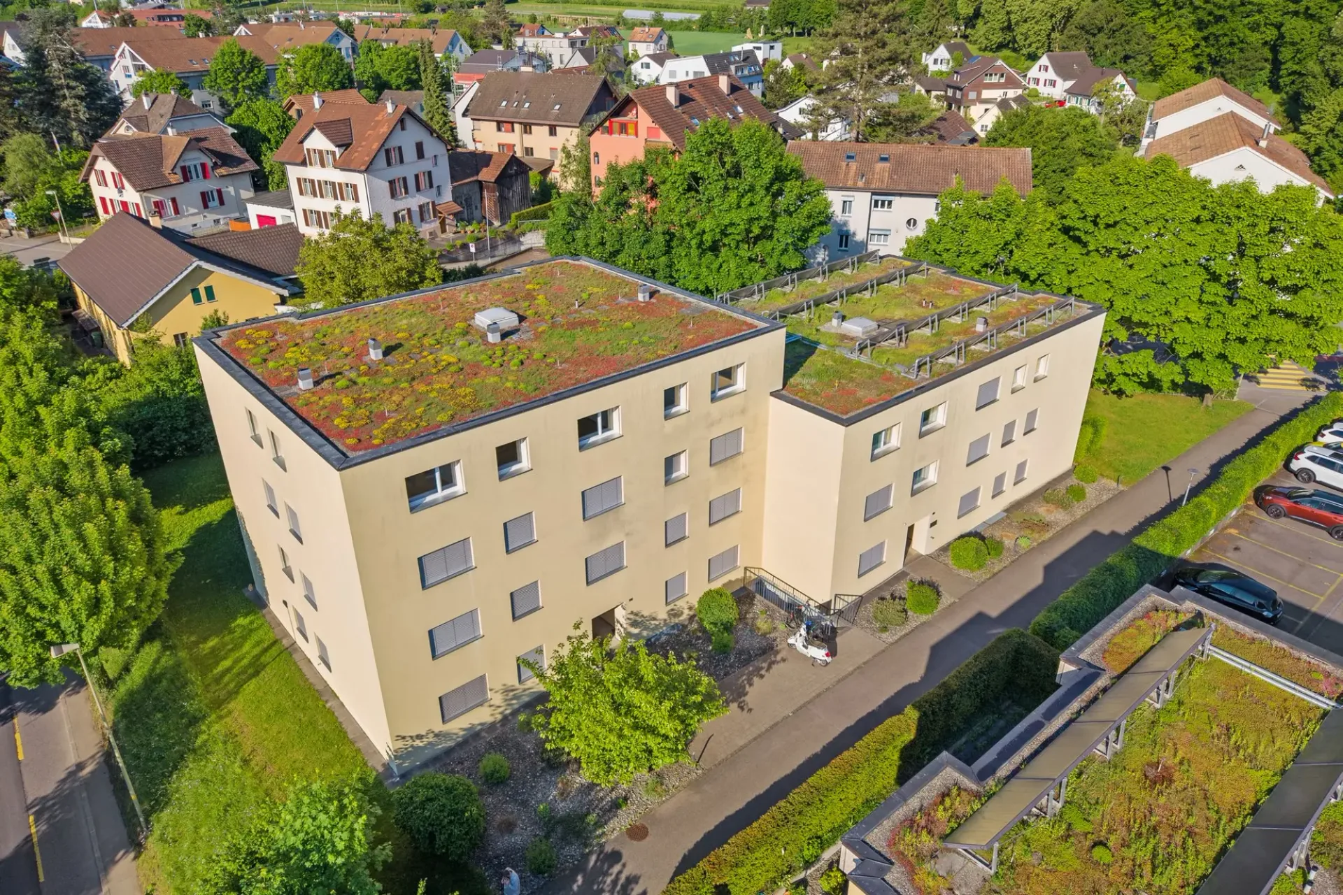 Arriver et se sentir bien, appartement cosy avec norme de construction moderne