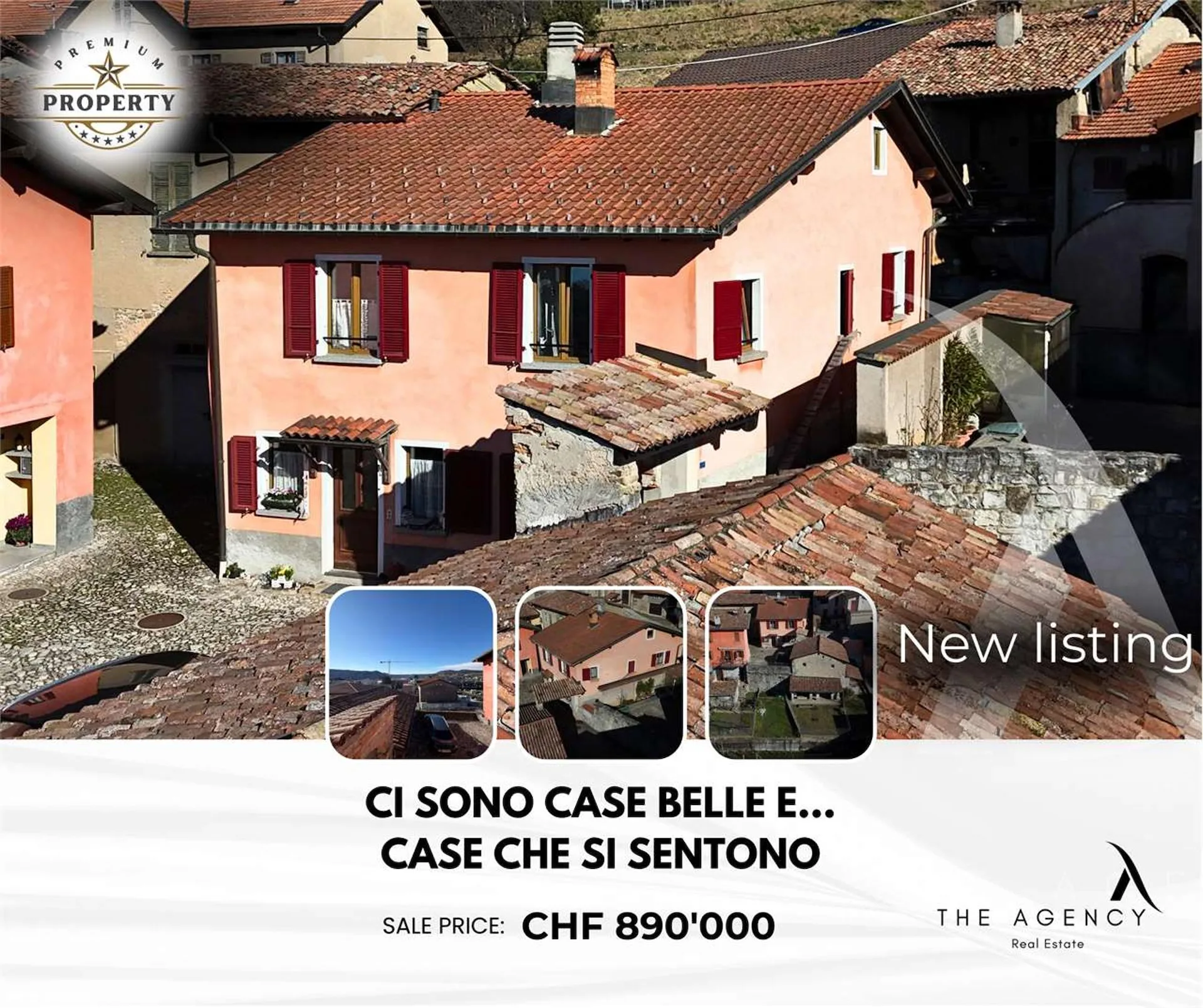 CASA DI CHARME SU TRE LIVELLI - SOLE, TRANQUILLITÀ E POTENZIALE UNICO