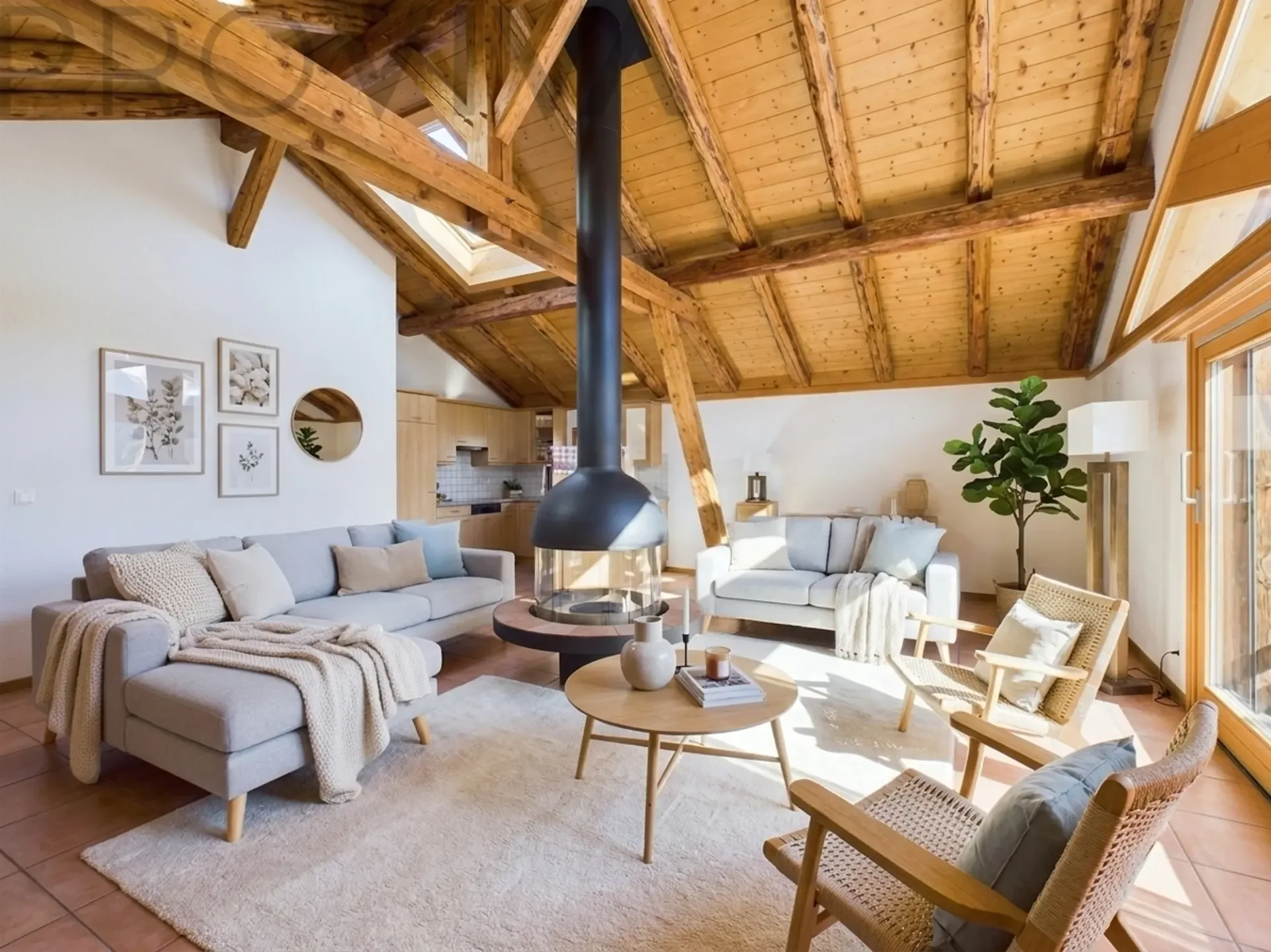 Walliser Juwel - Chalet mit Studio & Panorama-Terrasse