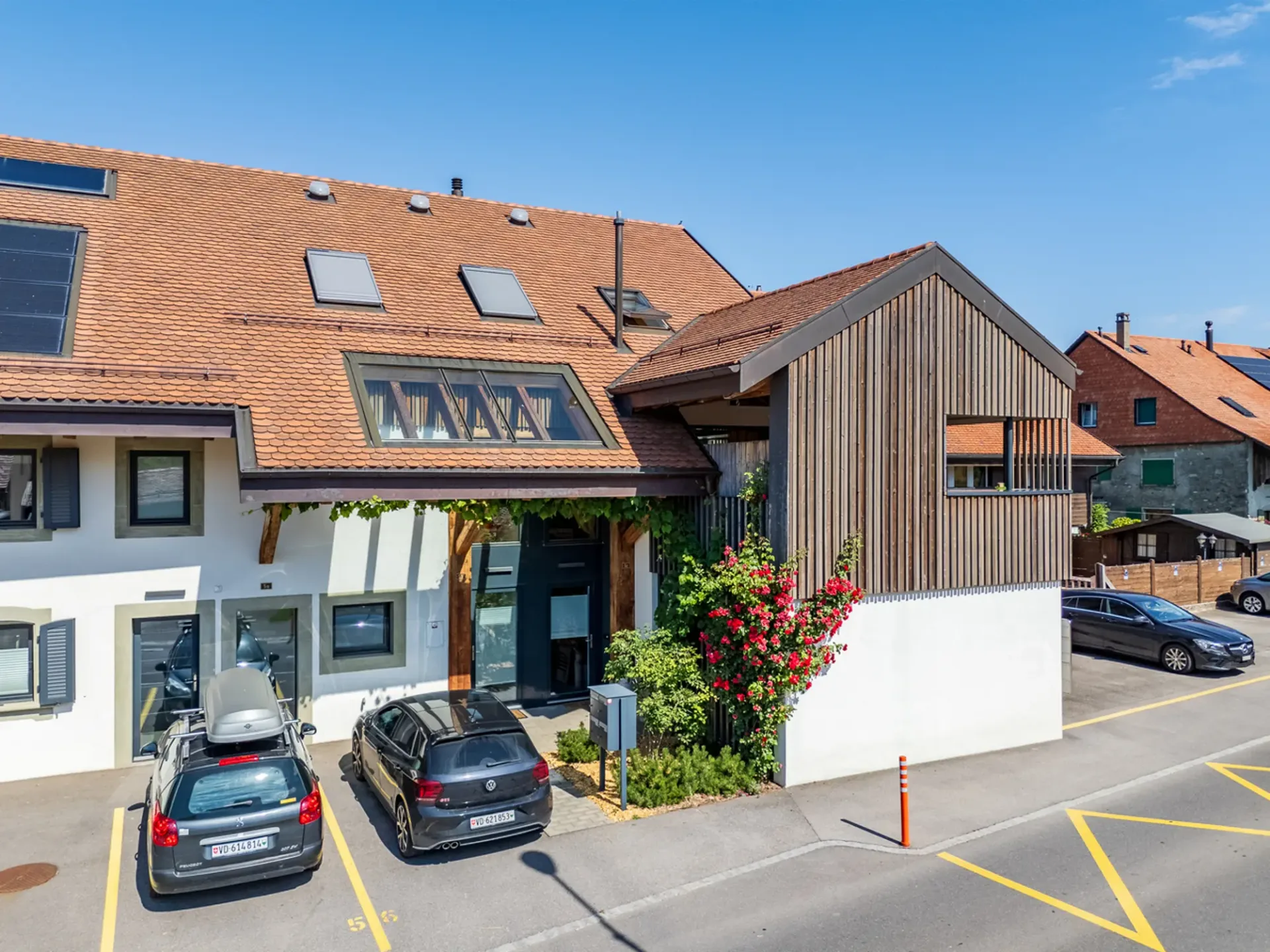 Wohnung mit 4,5 Zimmern in einem renovierten Bauernhaus im Triplex