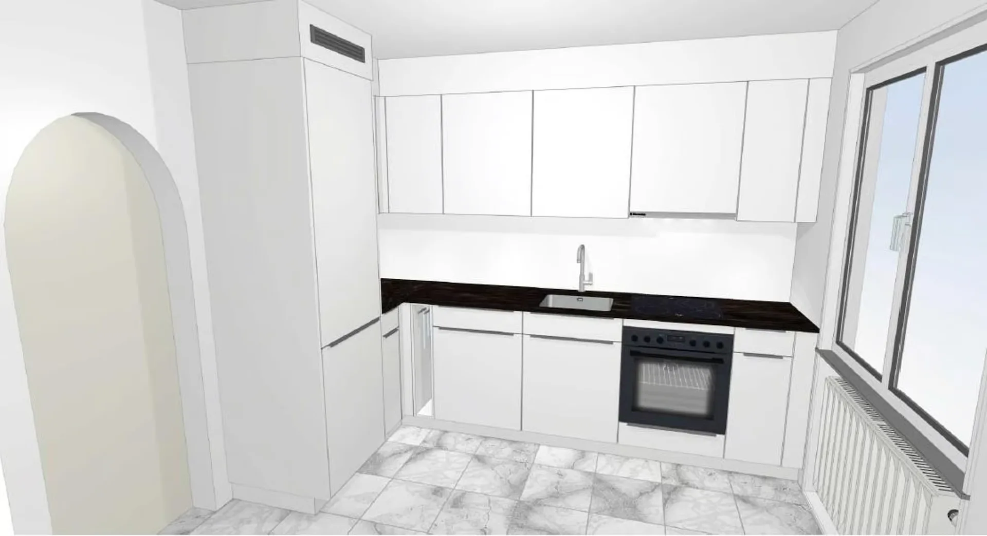Wohnung mit 3.5 Zimmern komplett renoviert in Büetigen