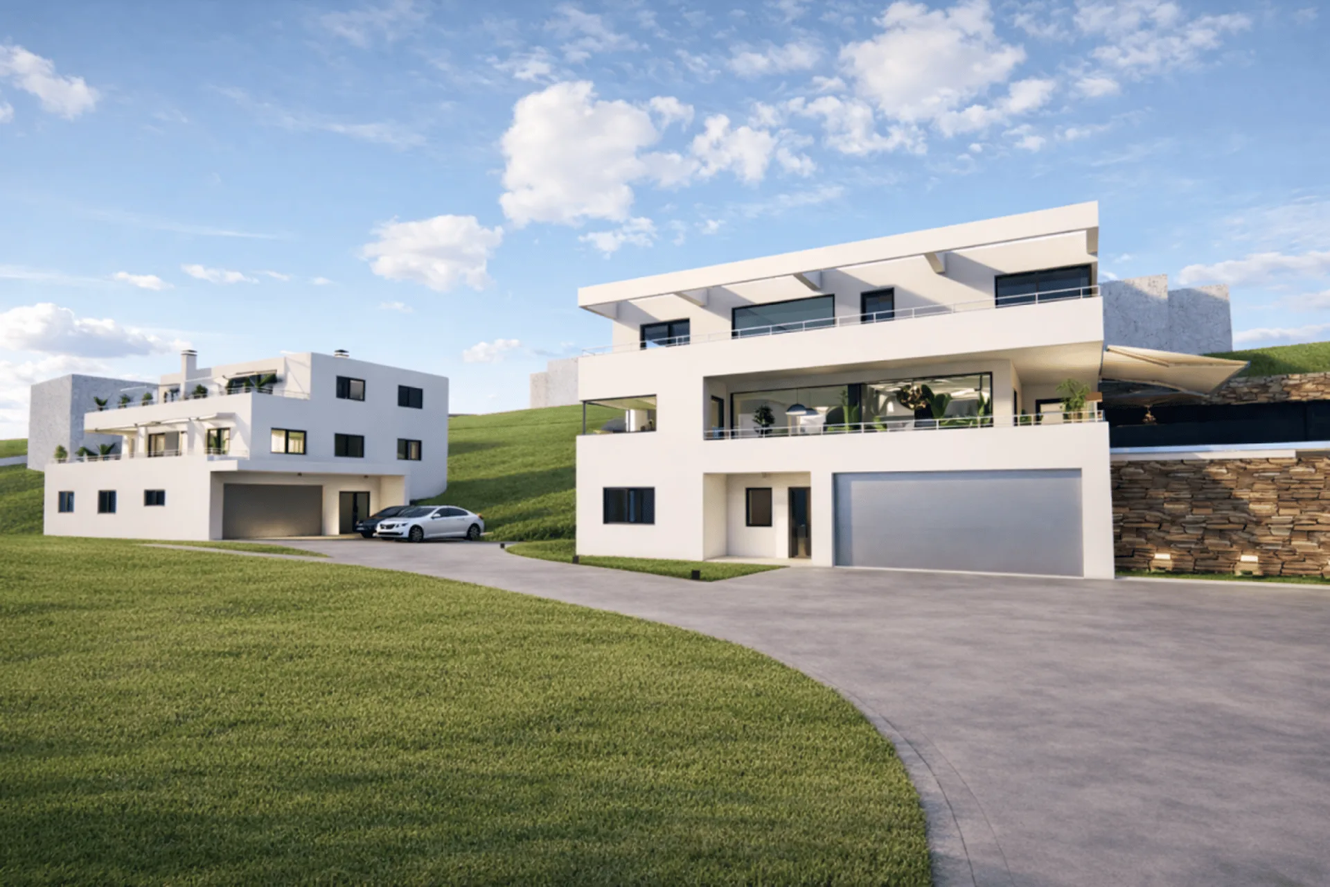 Neubau 2-Familienhaus mit Weitsicht