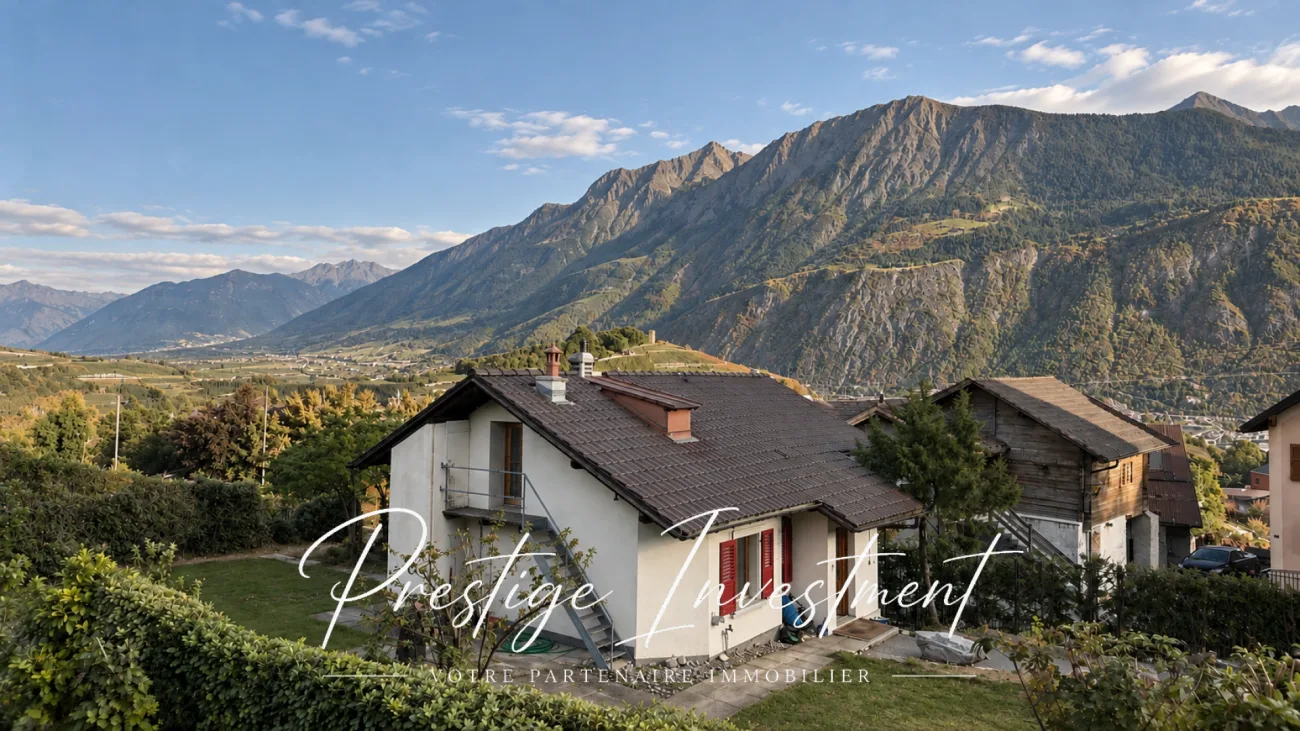 VILLA - CHALET MIT 4,5 ZIMMERN - VEYRAS