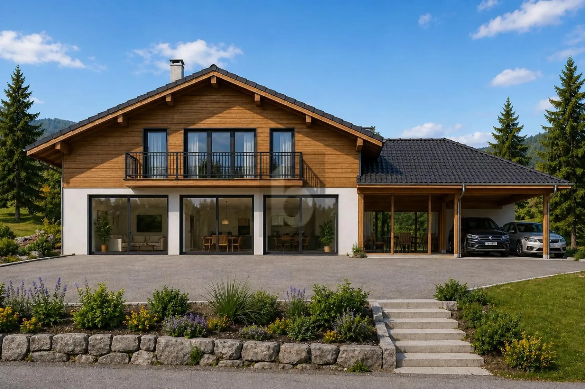 Architektenchalet NEU - Privilegierte Lage