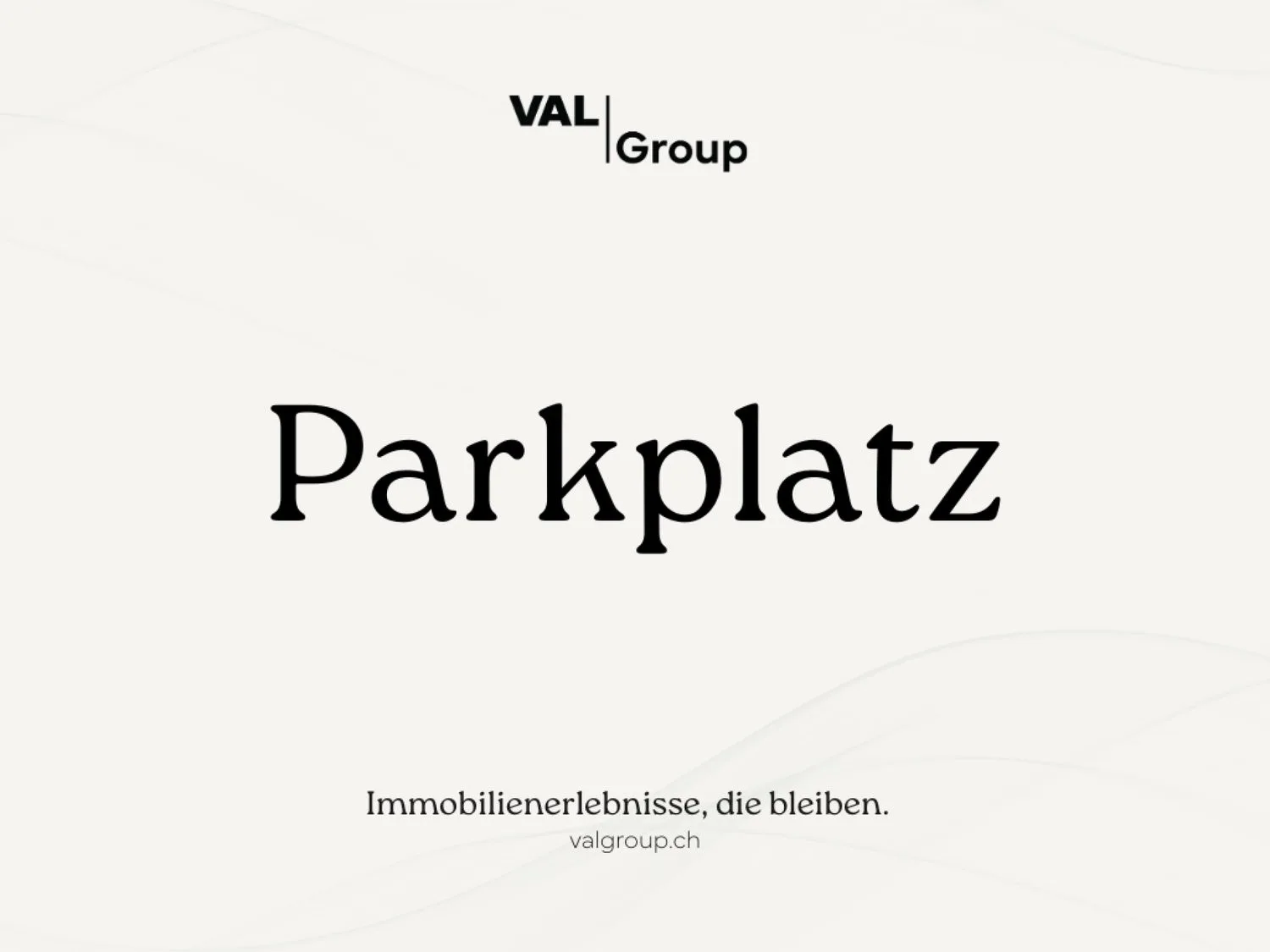 Aussenparkplatz in Visp - nur wenige Gehminuten vom Bahnhof