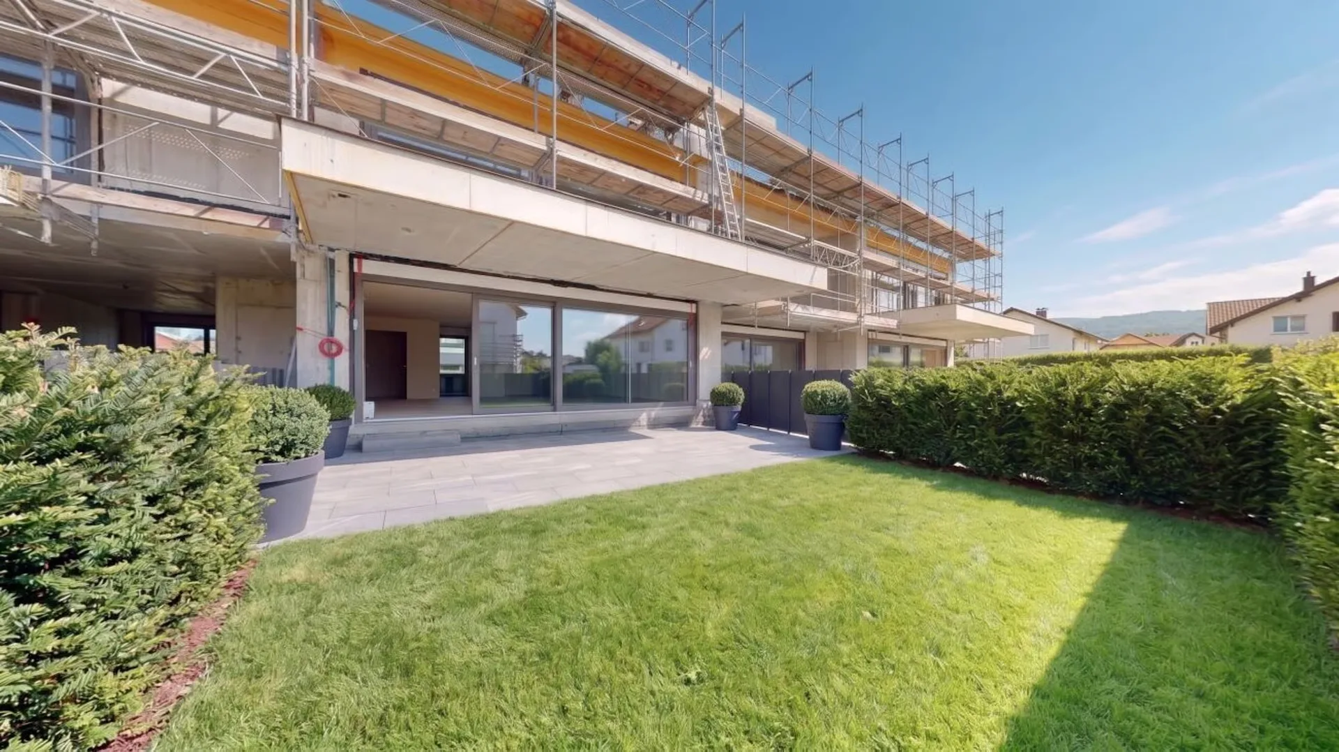 First occupancy November 2026: Garden apartment with master suite & loggia