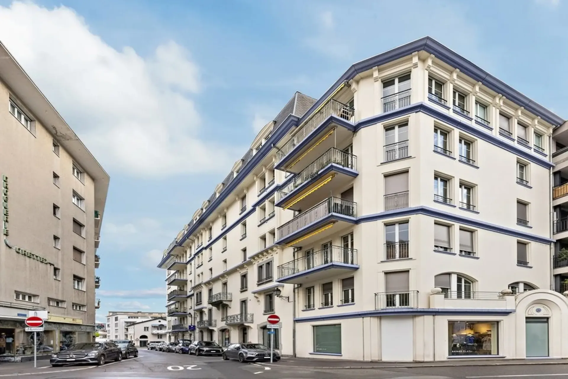 Parkplatz im Innenhof der Innenstadt