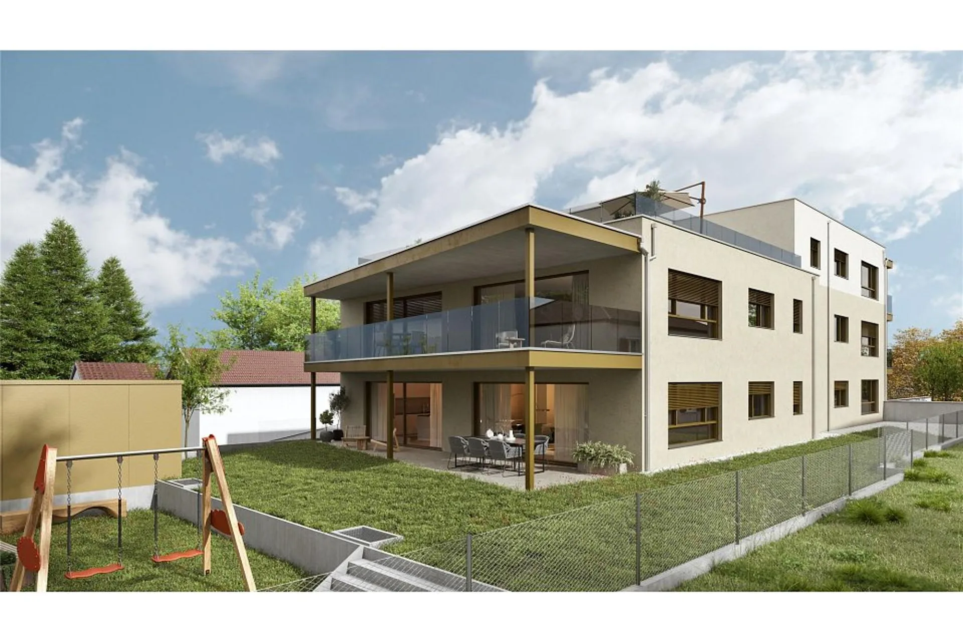 Innenausbau nach Ihrer Wahl: 4.5 Zimmer-Attikawohnung mit 138 m2 NWF mit Terrasse und Balkon