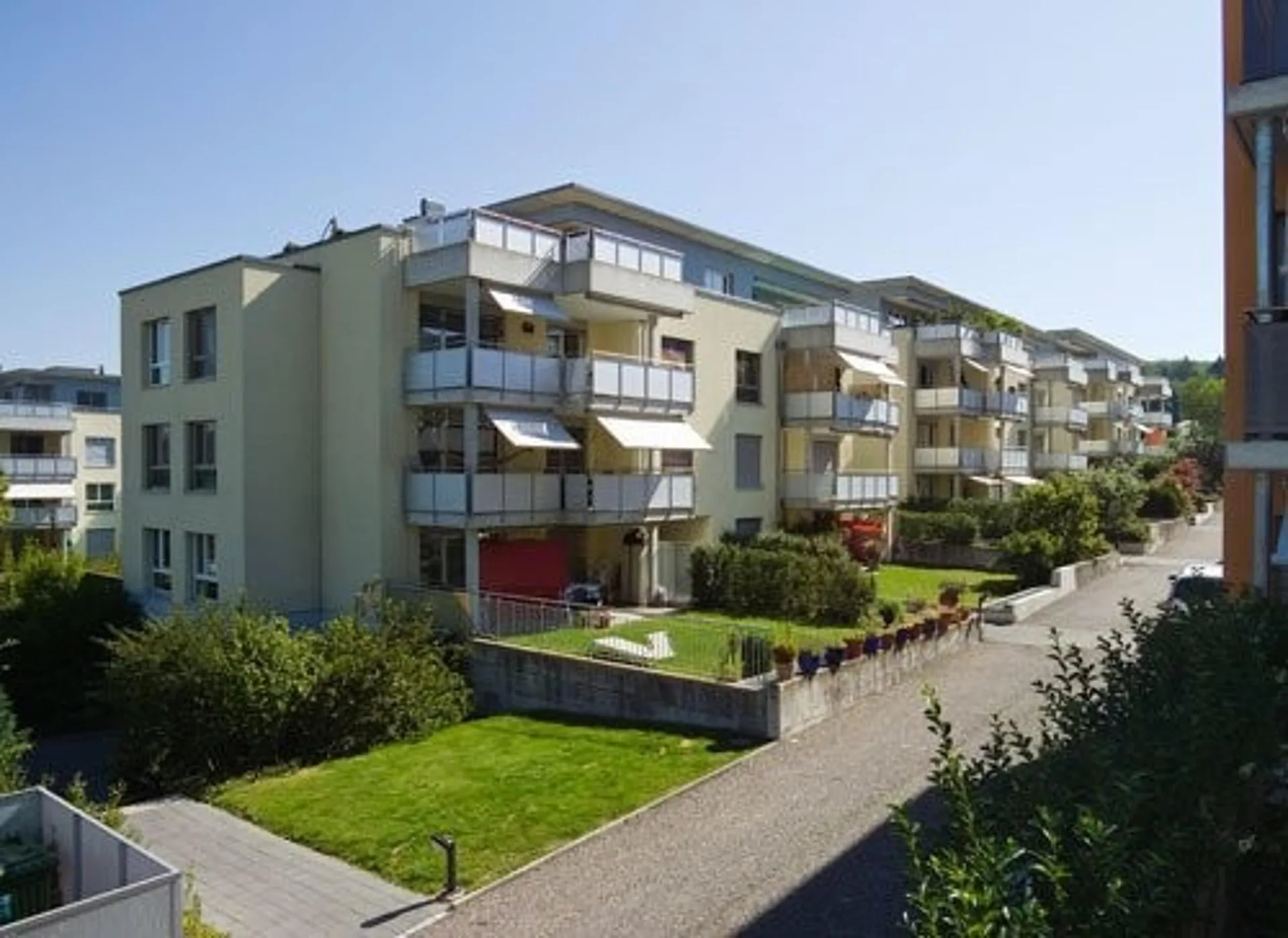 Wohnung mit Gartensitzplatz