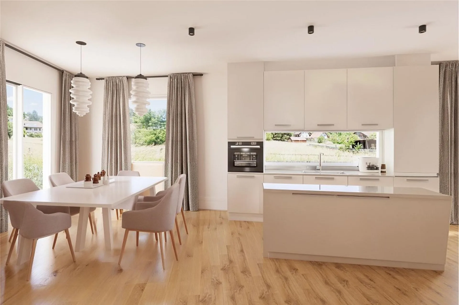 4 moderne Reiheneinfamilienhäuser im Neubau  attraktiv, ruhig und zahlbar
