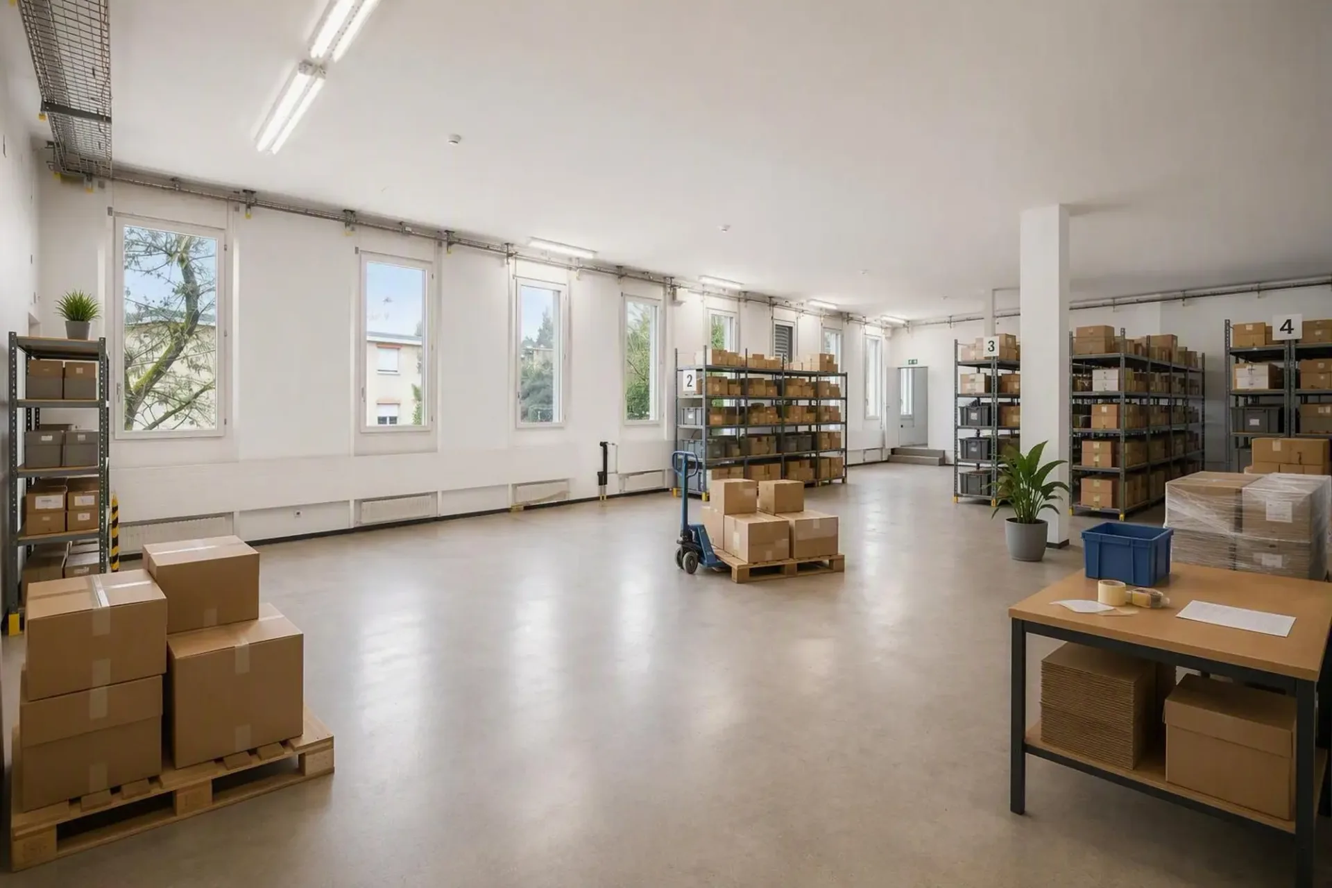 Mehr Platz für Ihr Business: 305 m² Lagerfläche mit Warenlift