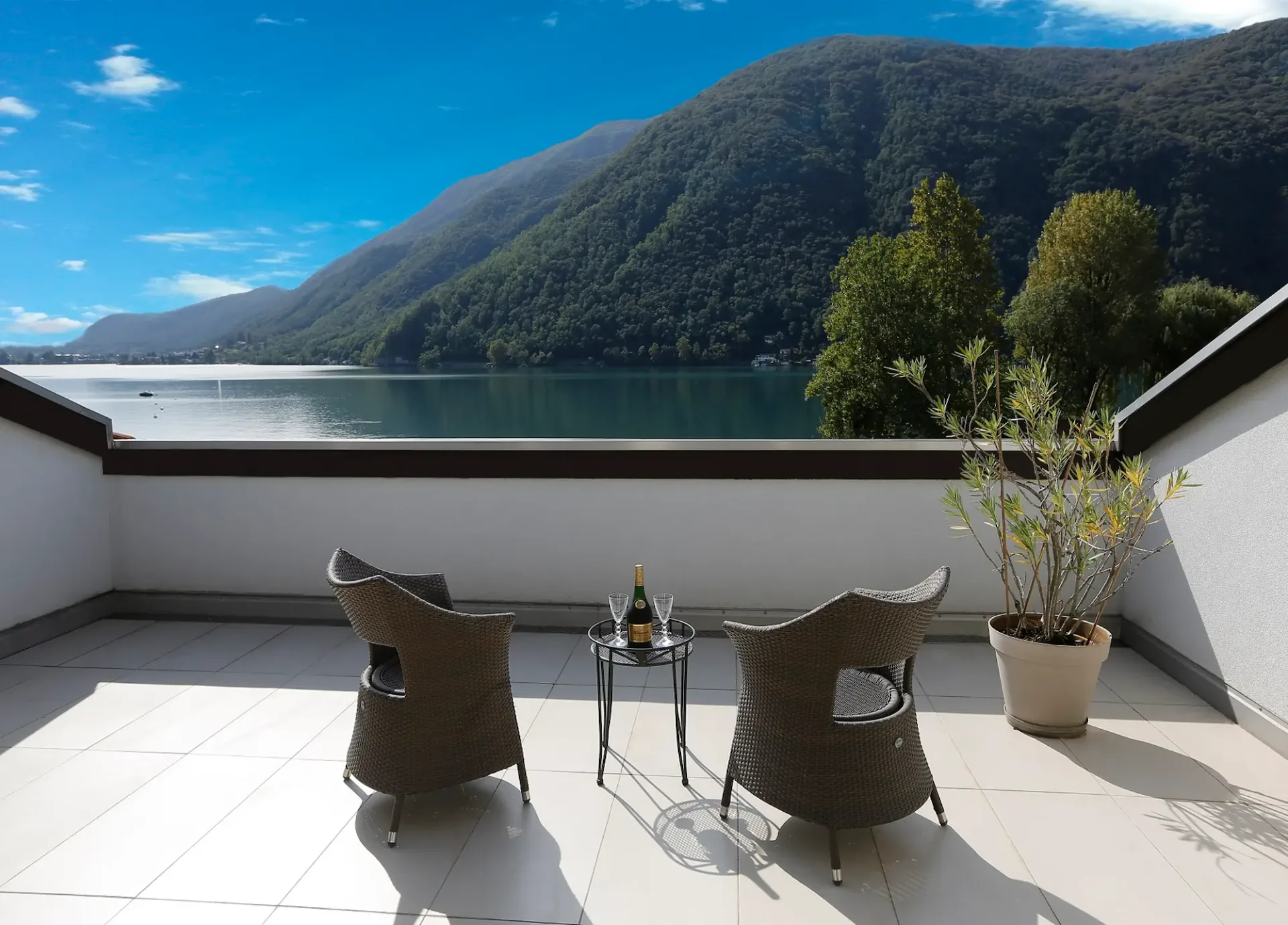 Attikawohnung, Seeblick und Panoramaterrasse