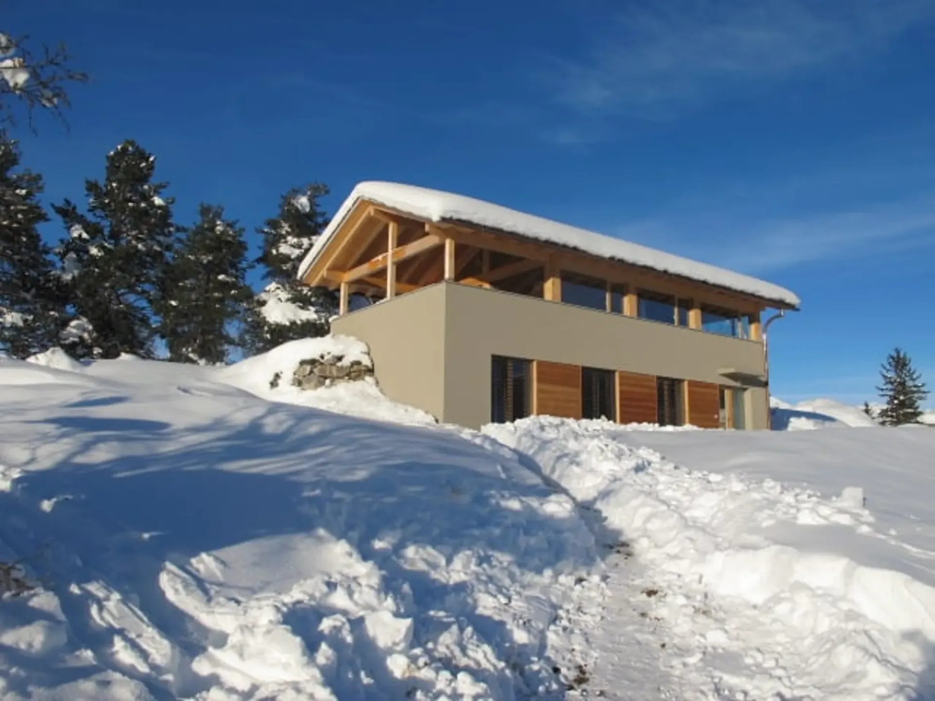 Modernes Chalet mit 4 Zimmern und Panoramablick in Vercorin