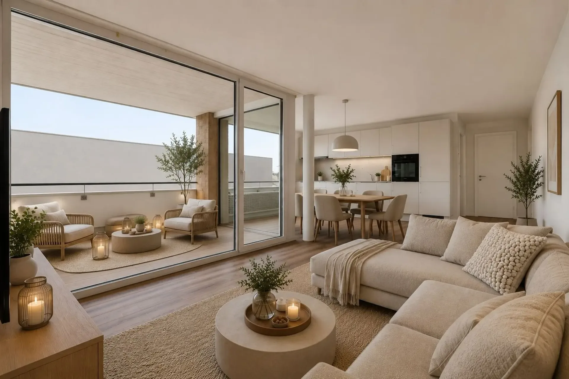 Modern wohnen und entspannen – Neubauwohnung mit sonniger Loggia