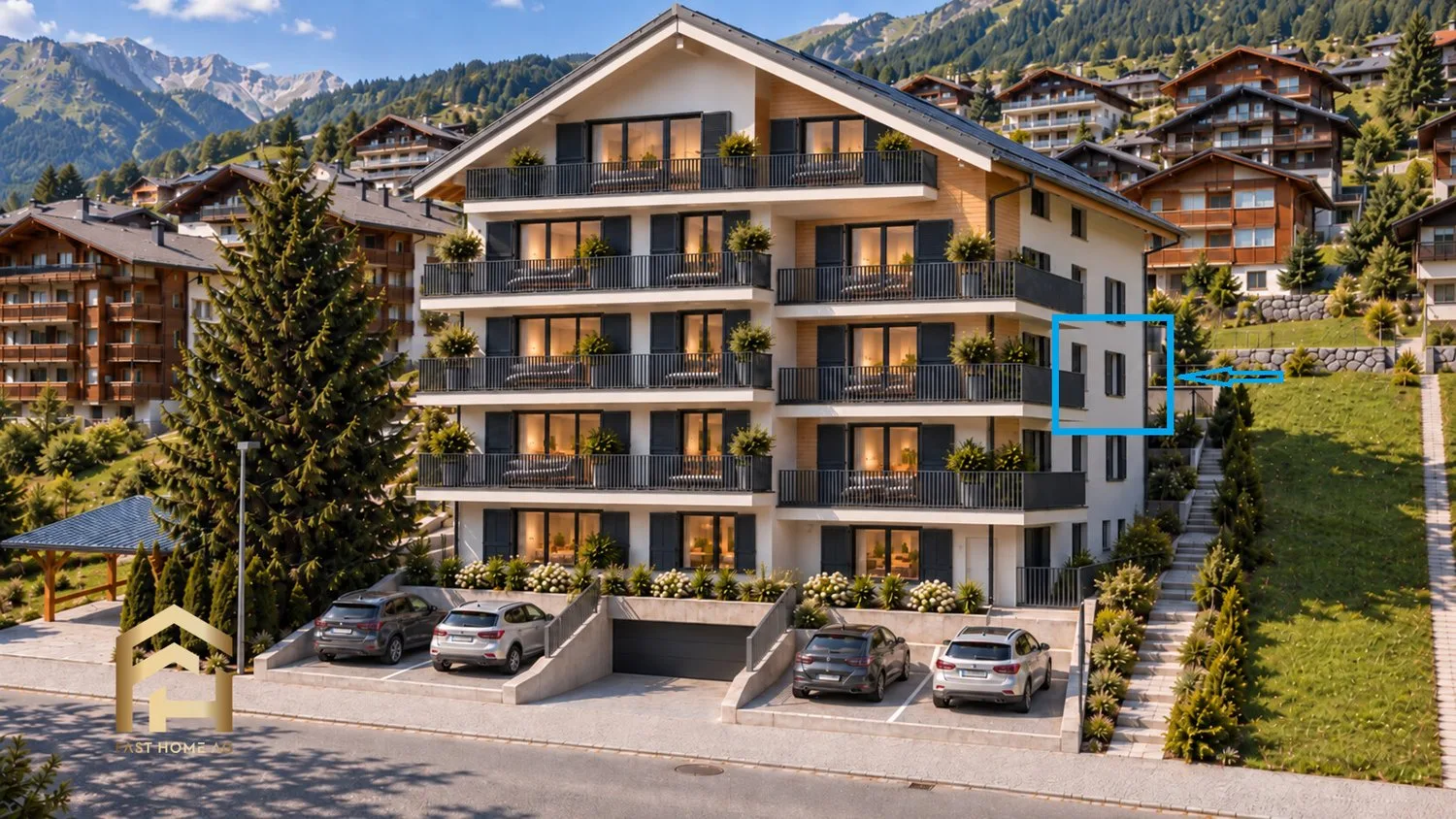 New building 4.5 rooms (118m2) Modern living in nature