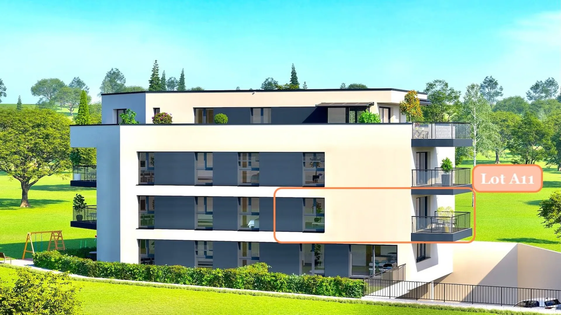 Magnifique Appartement de 4,5 pièces avec 1 place de parc à Attalens (A21)