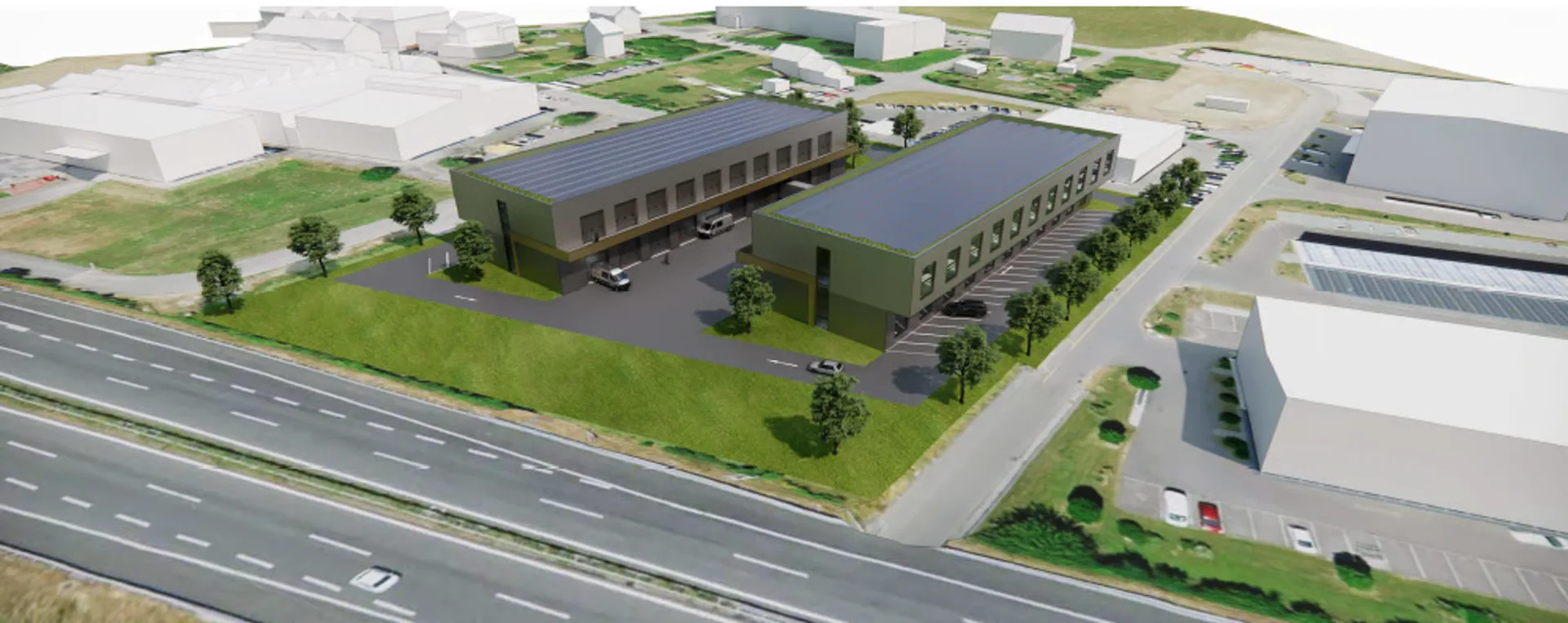 Industrieflächen zur Miete - Industrieprojekt Schlüsselfertig in Champagne