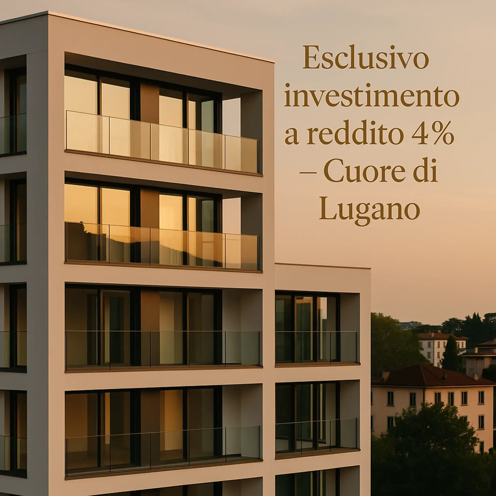 EXKLUSIVE RENDITEINVESTITION 4% IM HERZEN VON LUGANO