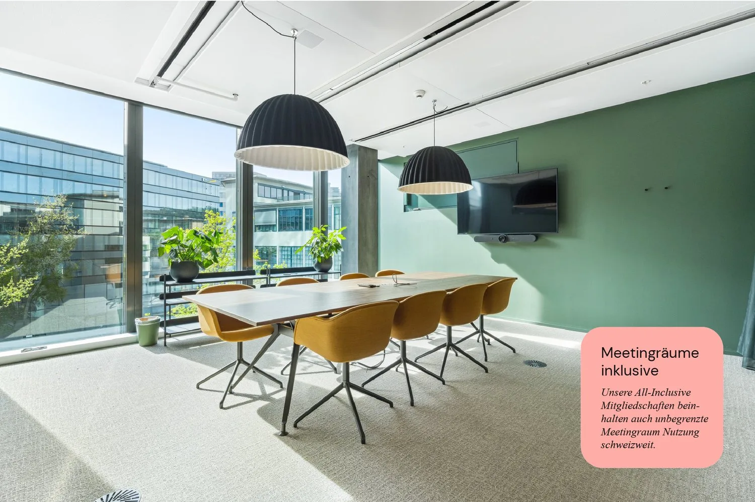 Bureau Flexible dans la Tour Prime de Zurich – Bureaux d'équipe pour 2–30 Personnes