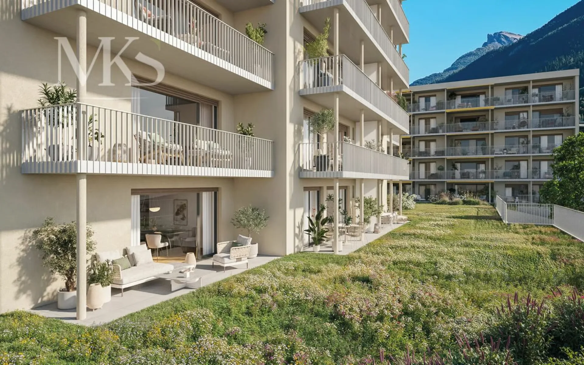 Modern 2.5-room new apartment - comfortable, sustainable, and central in Visp