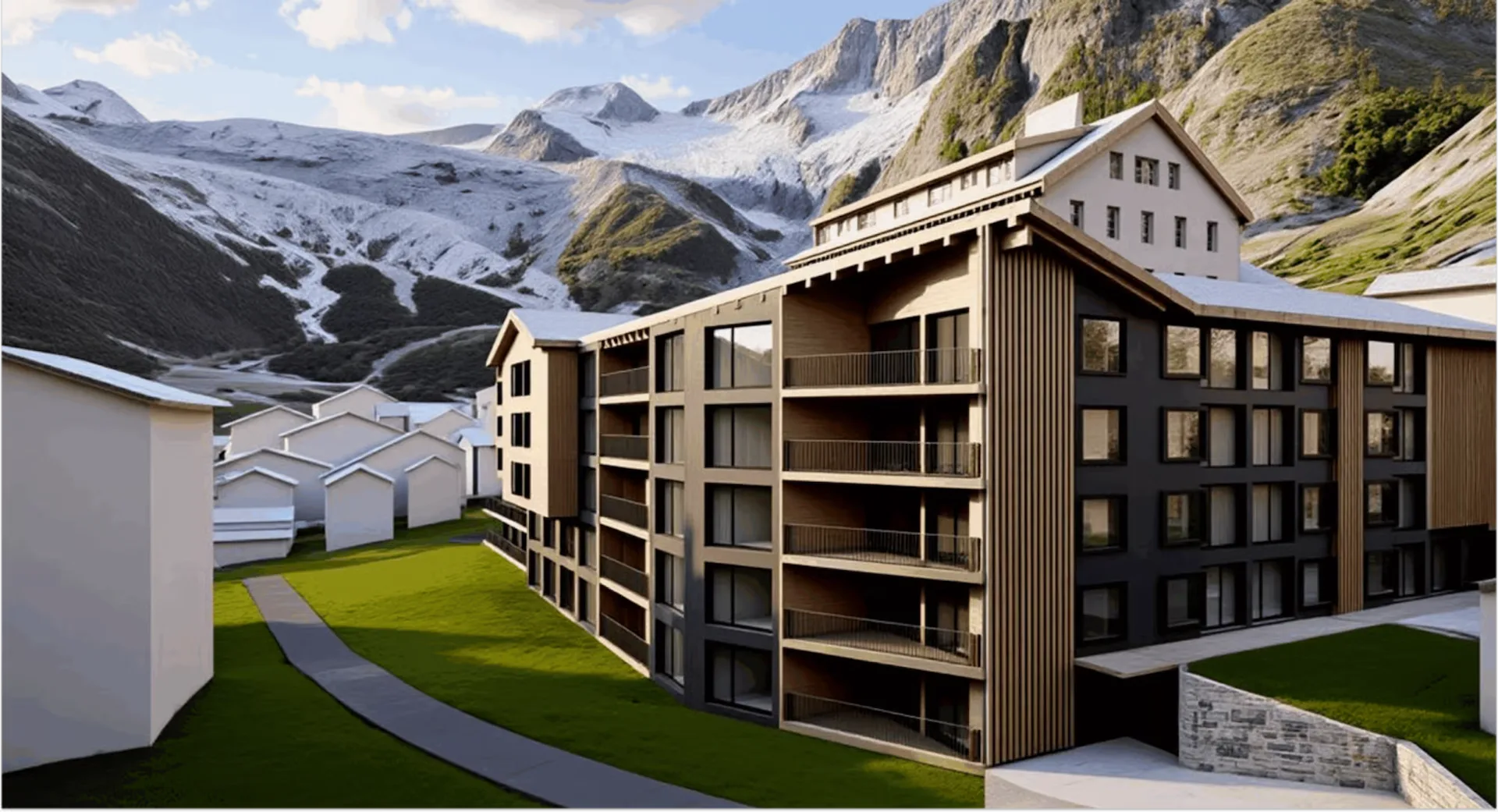Dom 4545 - Besitzen Sie Ihr exklusives Hotelstudio oder Ihre Hotelsuite in Saas-Fee - betrieben von Dorint Hotels & Resorts. 3.5 Zimmerapartment 205