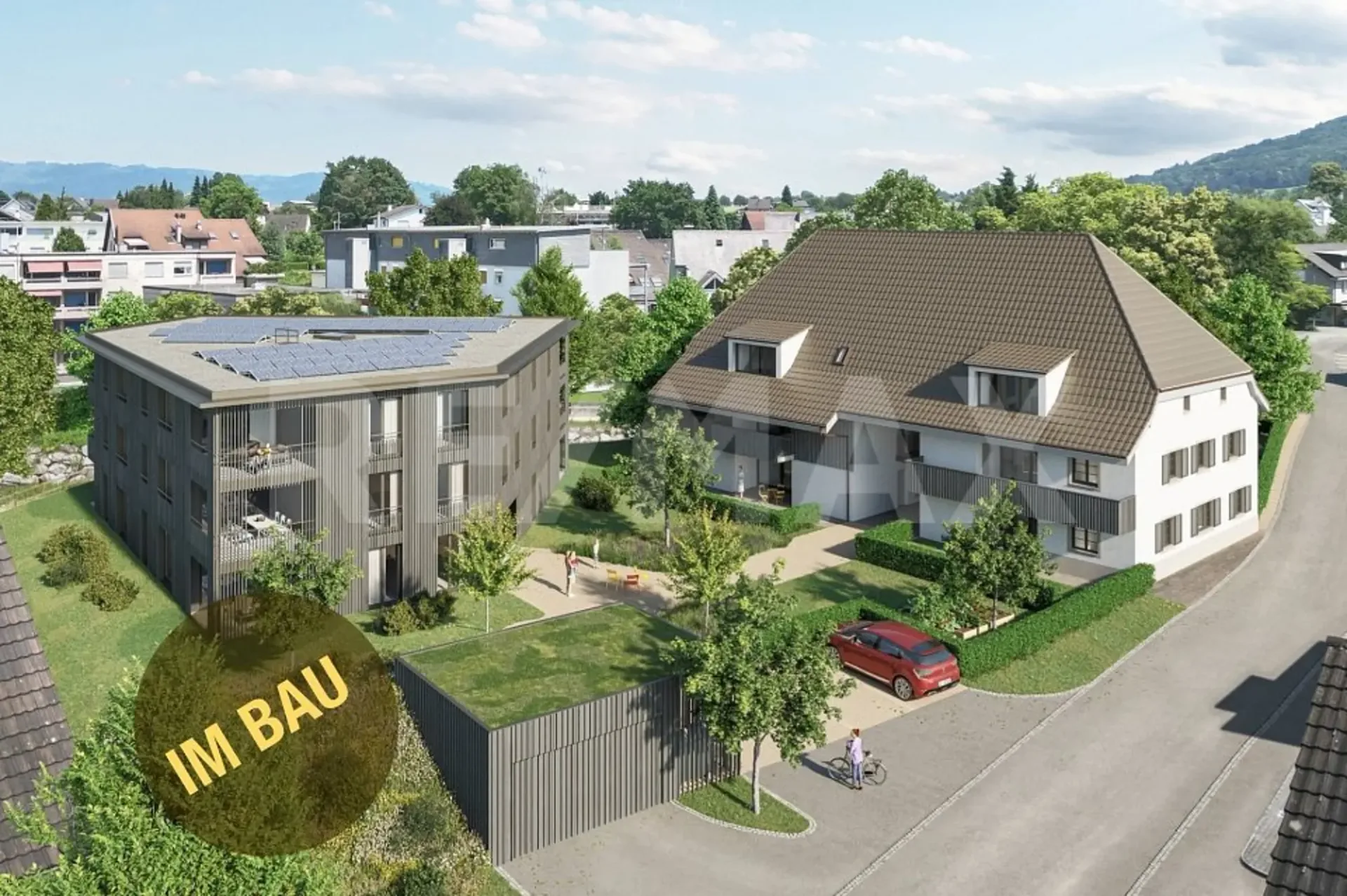 LINDENSTEG: Zentral und grosszügig wohnen, Rohbau weit fortgeschritten