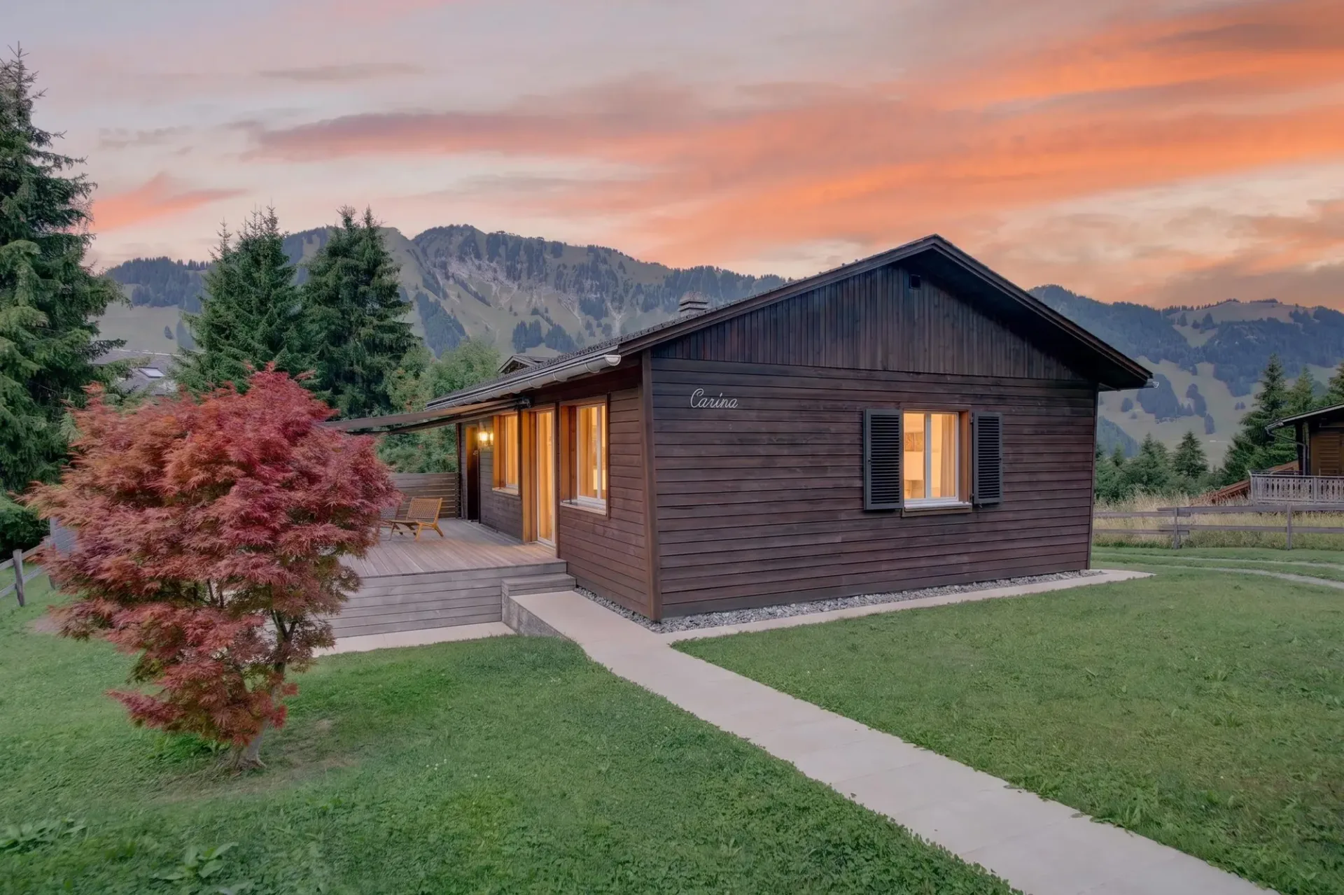 Urlaubsfeeling auf Wirzweli im Chalet