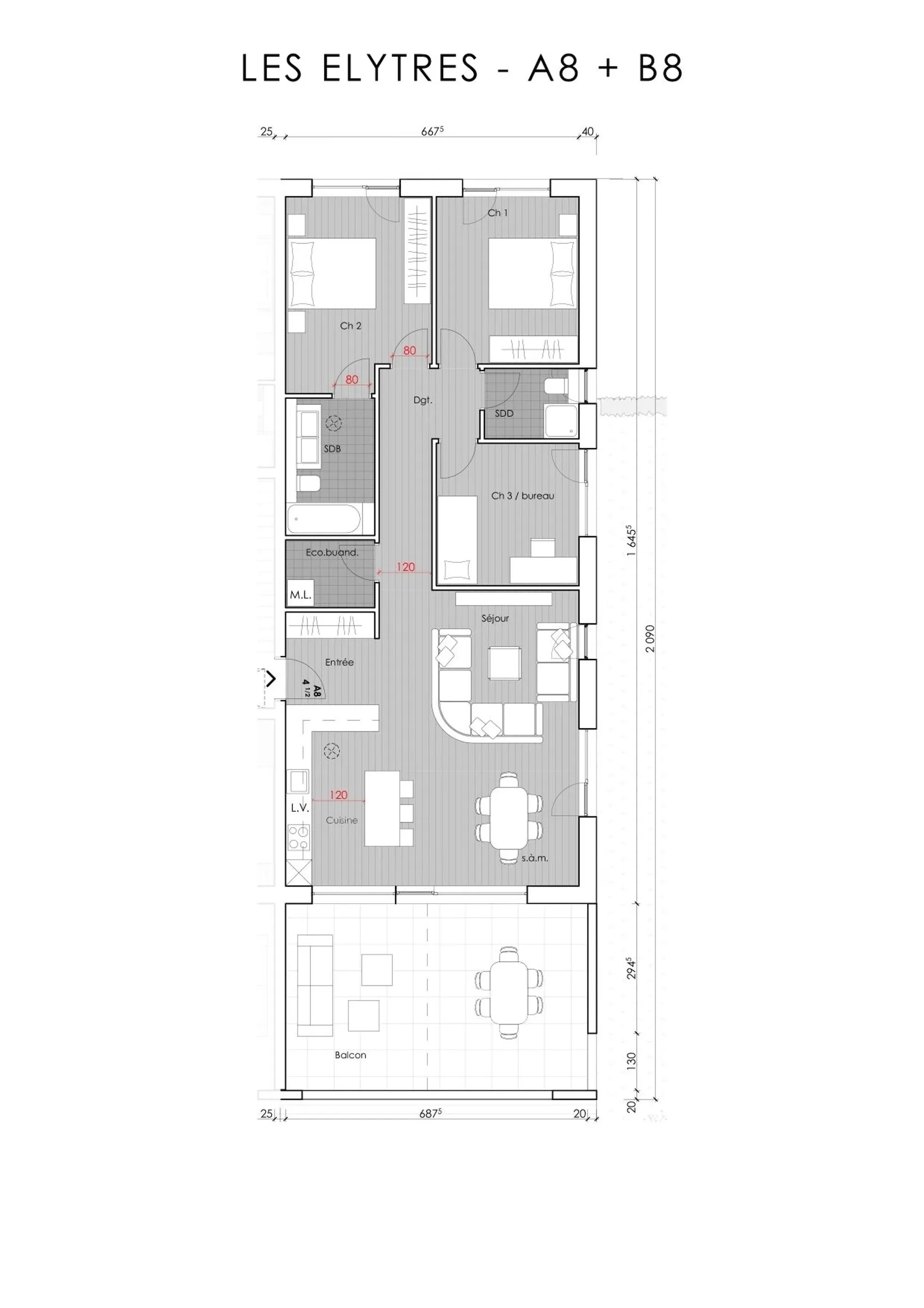 Mansarda nuova di 4,5 locali - Minergie - Vista - Martigny