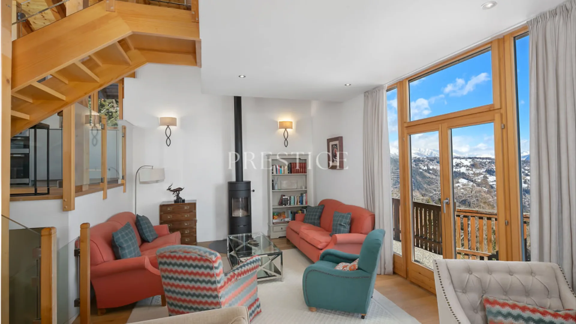 Chalet di 5 locali con vista impareggiabile ad Anzère