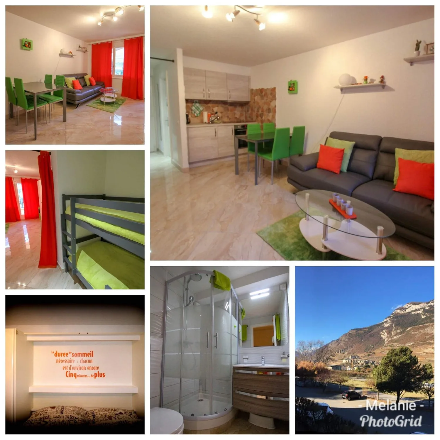 Studio möbliert renoviert mit Terrasse – Saillon-les-Bains