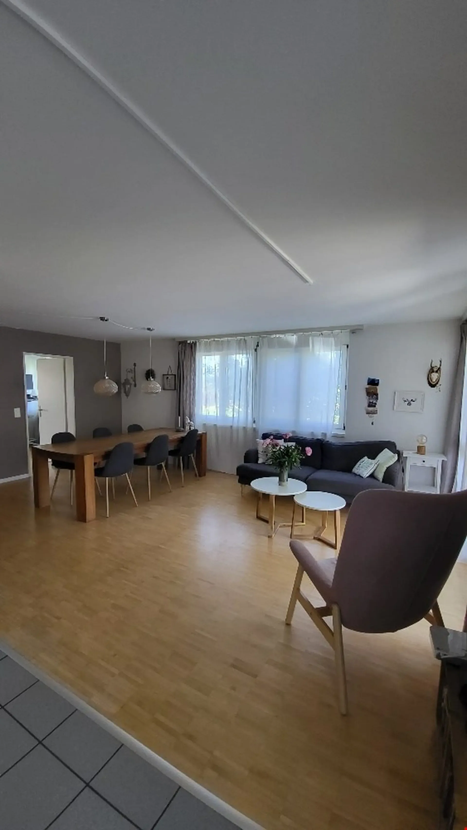 3-4-Zimmer-Wohnung im Parterre mit Sitzplatz