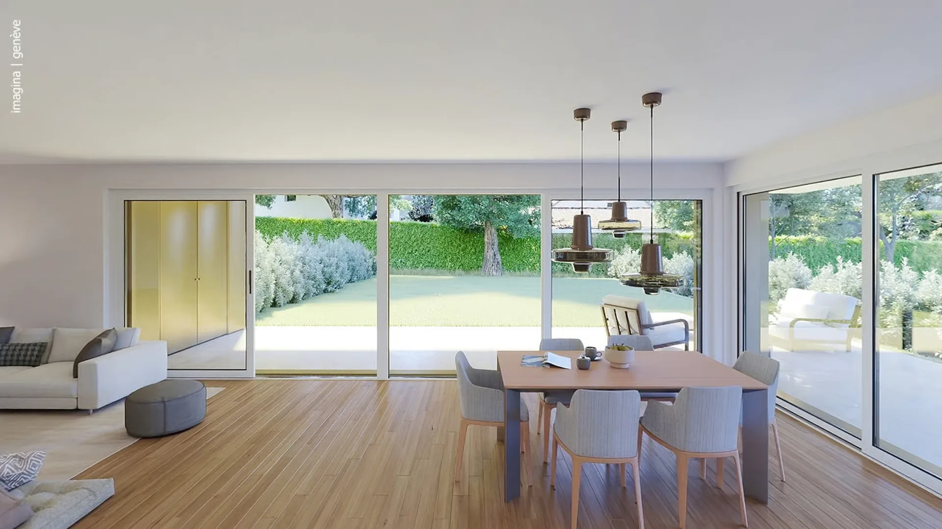 Wohnung mit 5.5 Zimmern und Garten von 230.5 m²