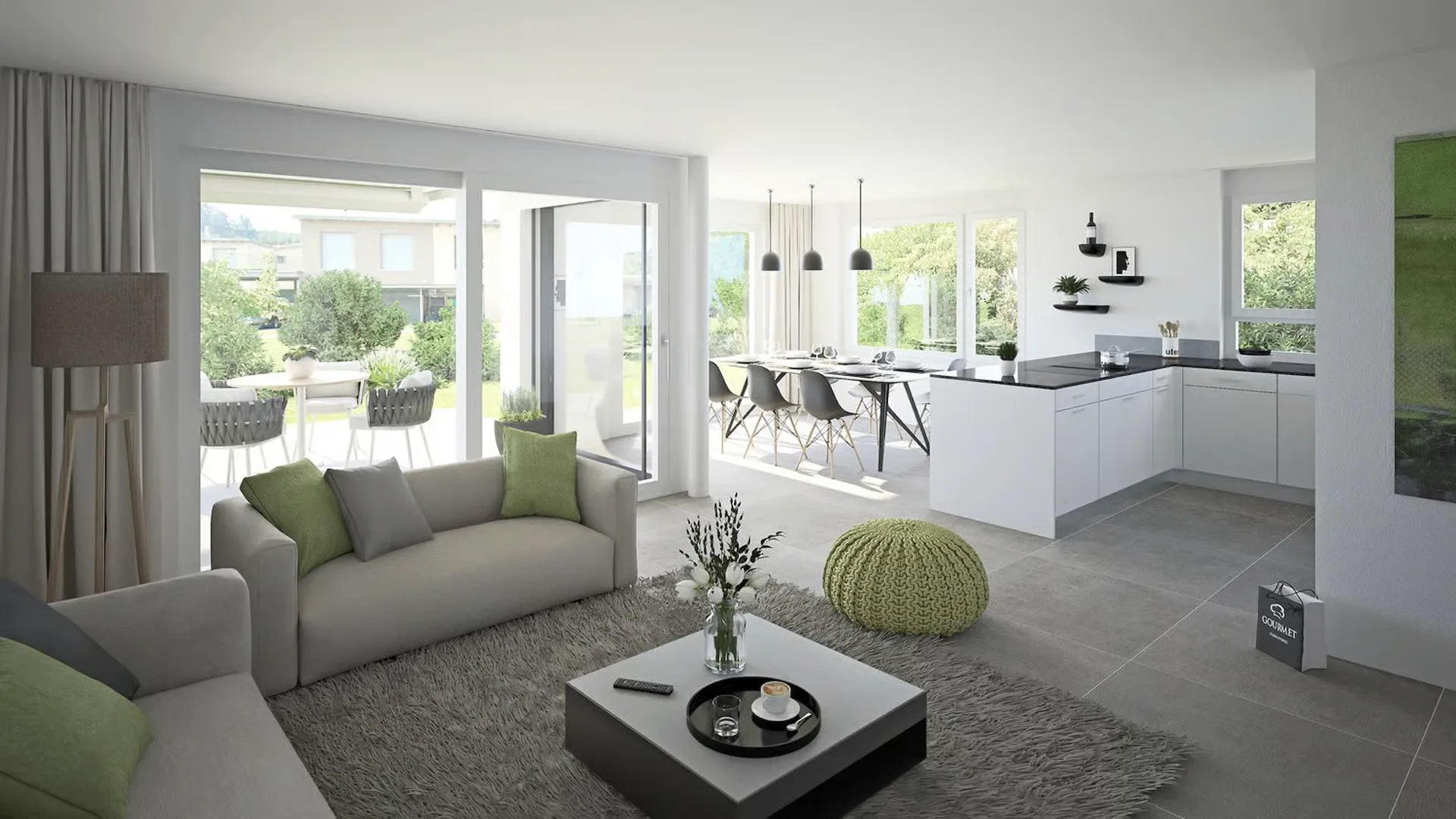 Grosszügige 4.5-Zimmer-Eigentumswohnung 'Park Aarberg'.