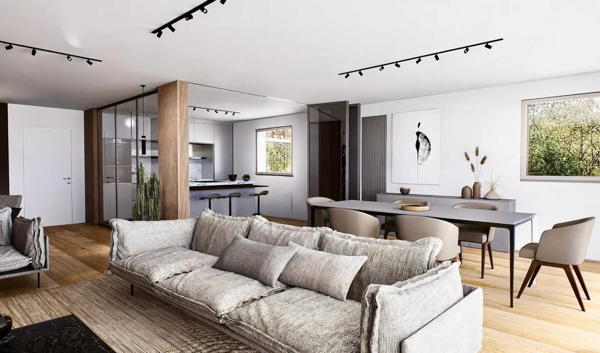 STUPENDO ET MODERNE 2.5 PIÈCES DE NOUVELLE CONSTRUCTION À CAPOLAGO