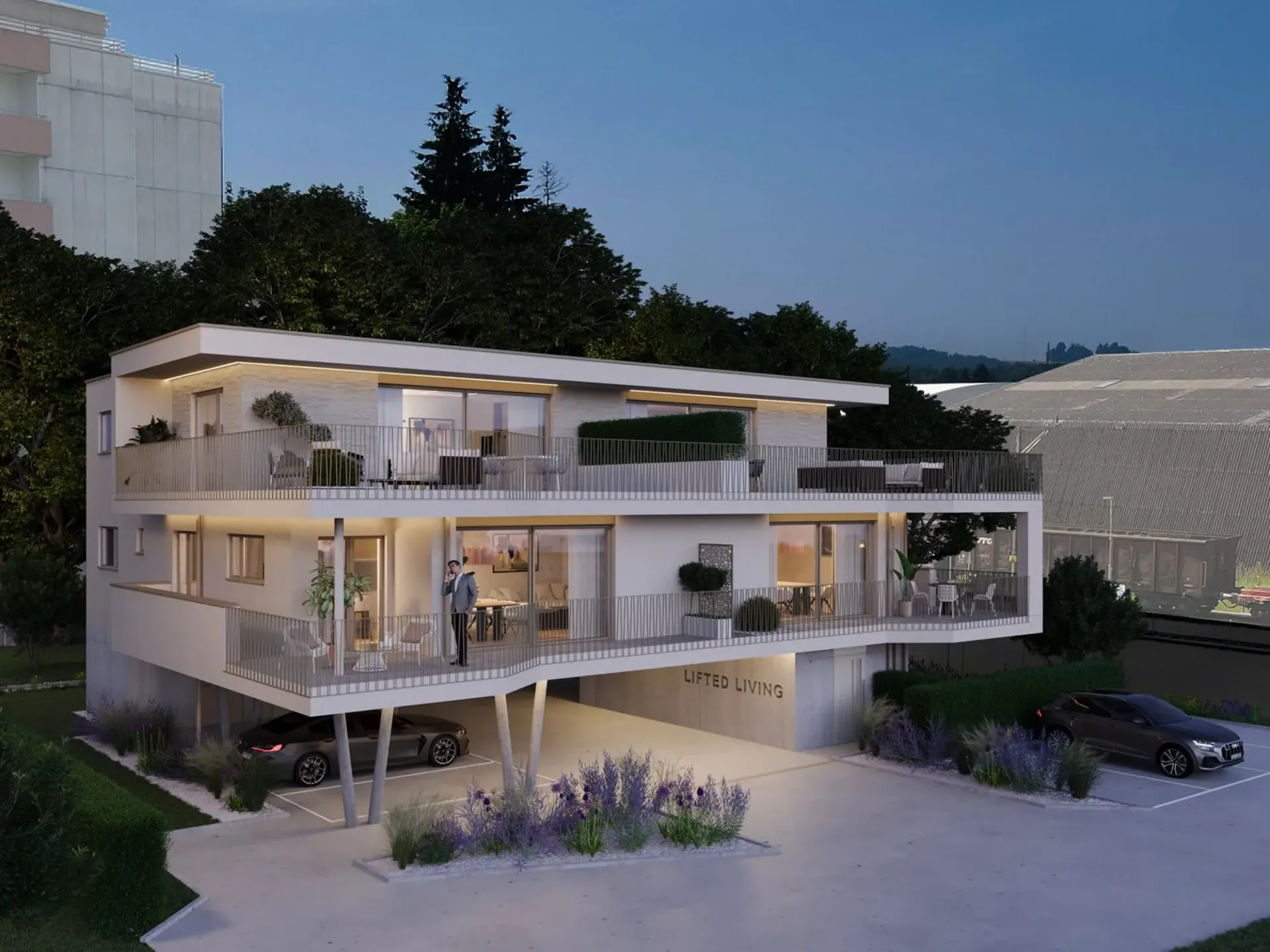 Moderne 4.5 Zimmer Eigentumswohnung mit gedeckter Terrasse